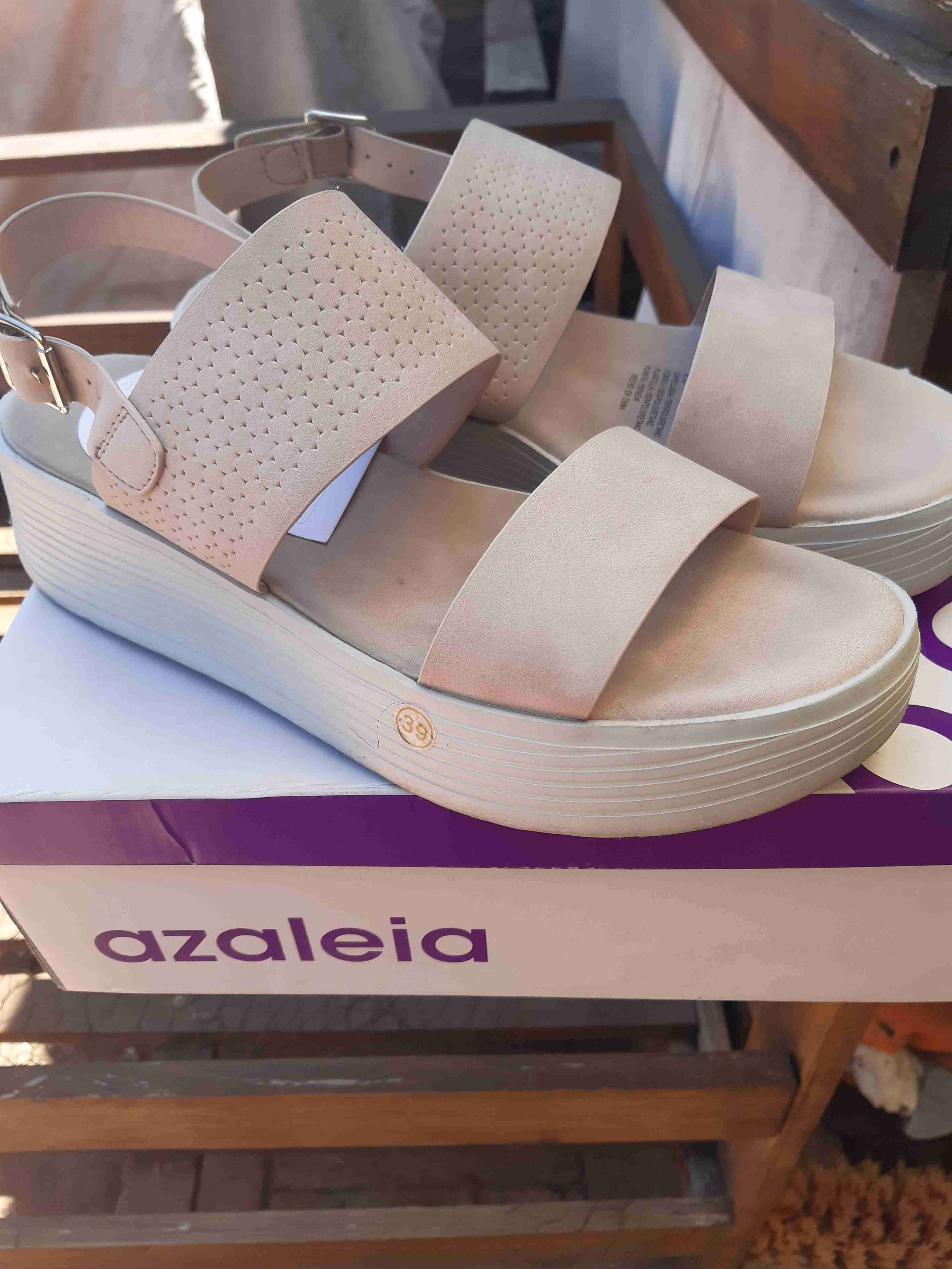 Sandalias palo rosa Azaleia plataforma