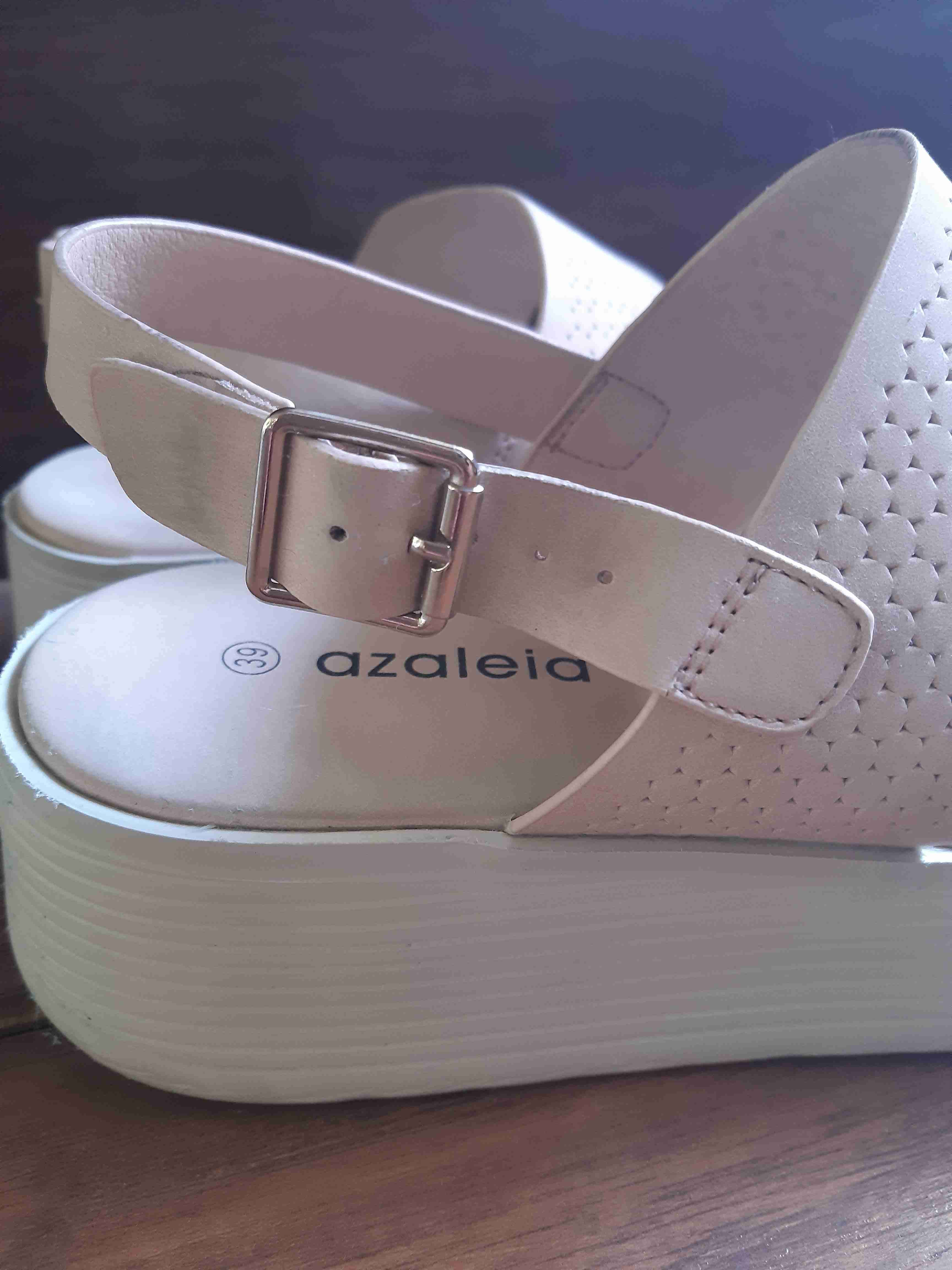 Sandalias palo rosa Azaleia plataforma - miniatura 3