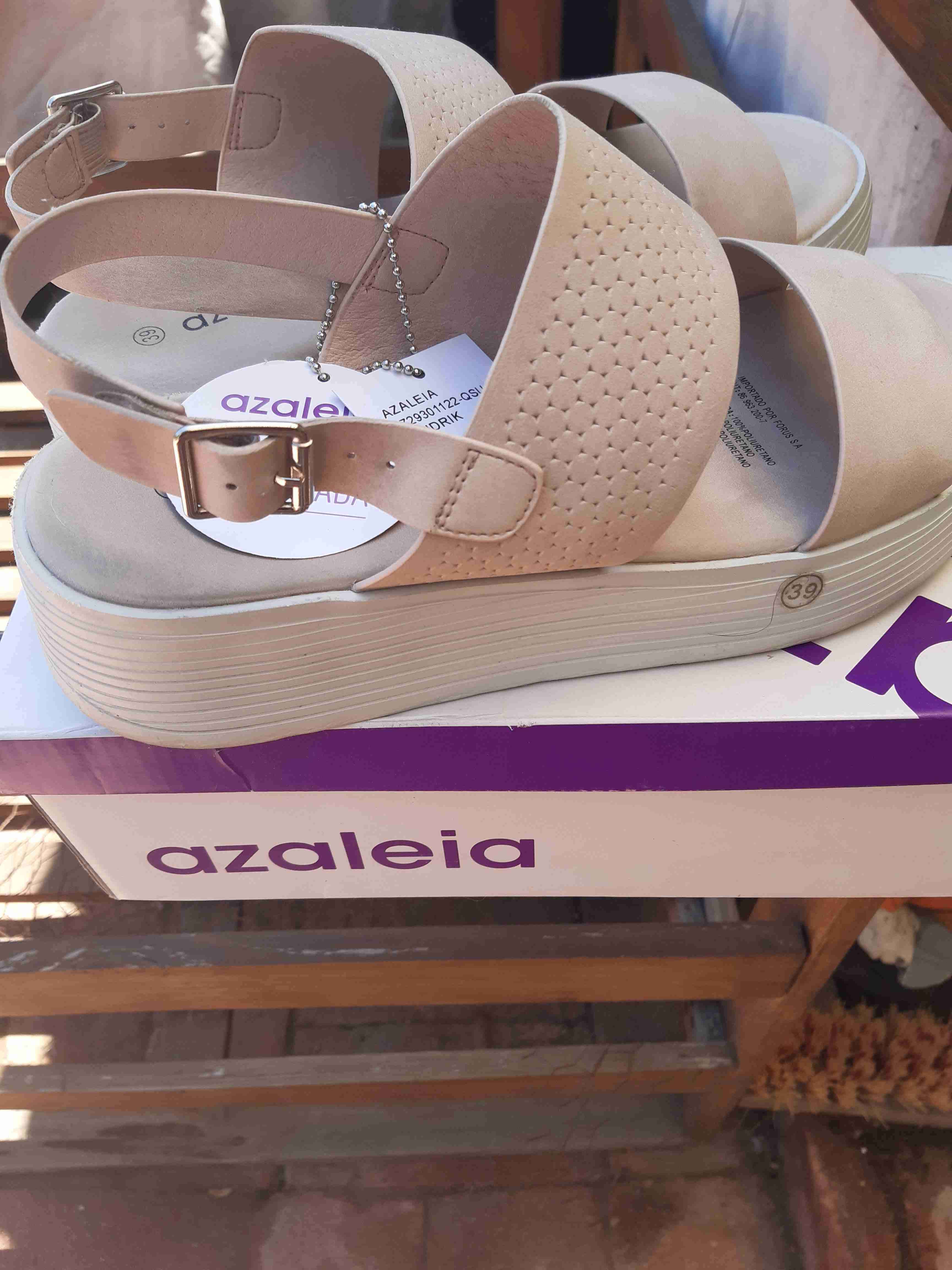 Sandalias palo rosa Azaleia plataforma - miniatura 5