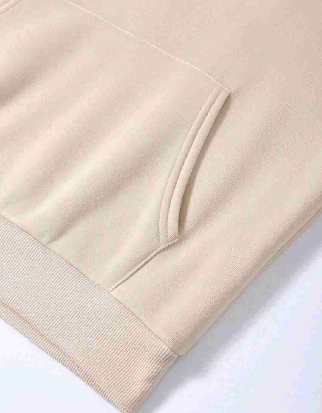 Polerón beige con capucha - miniatura 3