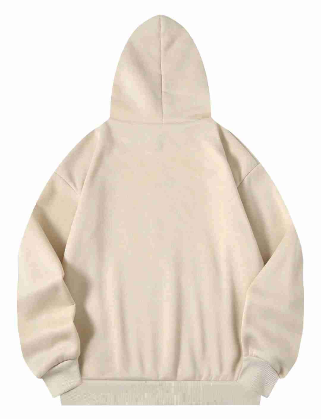 Polerón beige con capucha - miniatura 4