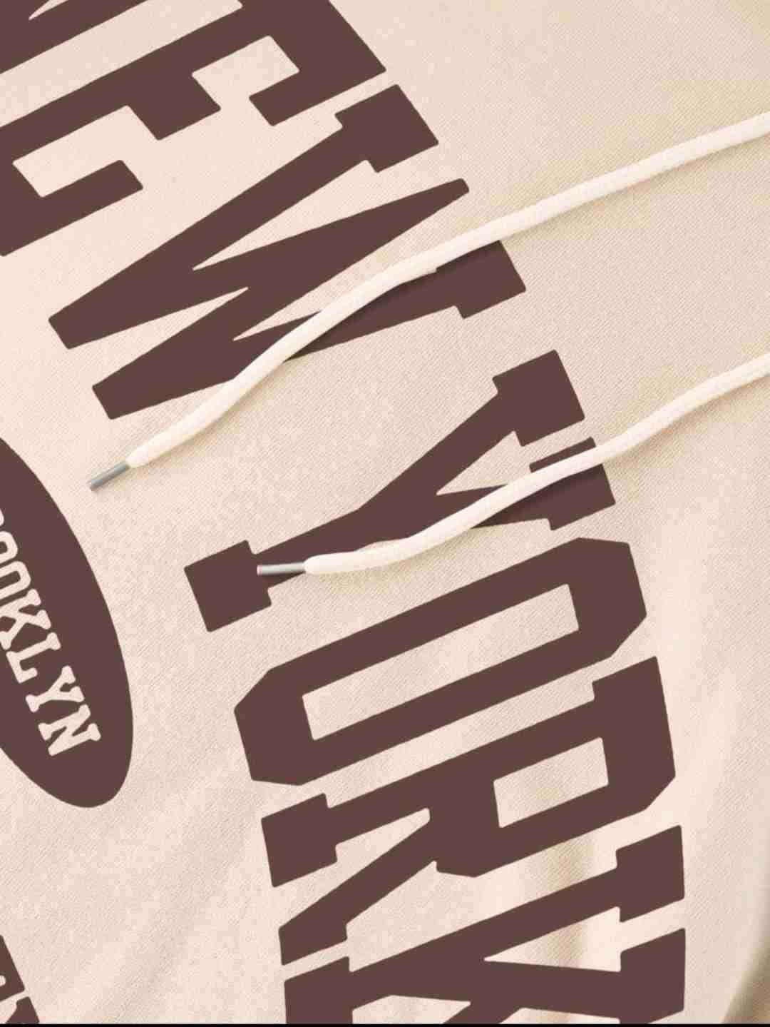 Polerón beige con capucha - miniatura 5