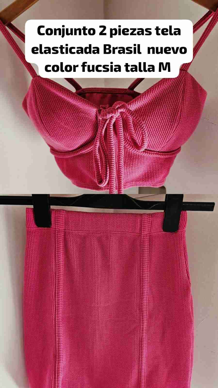 Conjunto 2 piezas fucsia