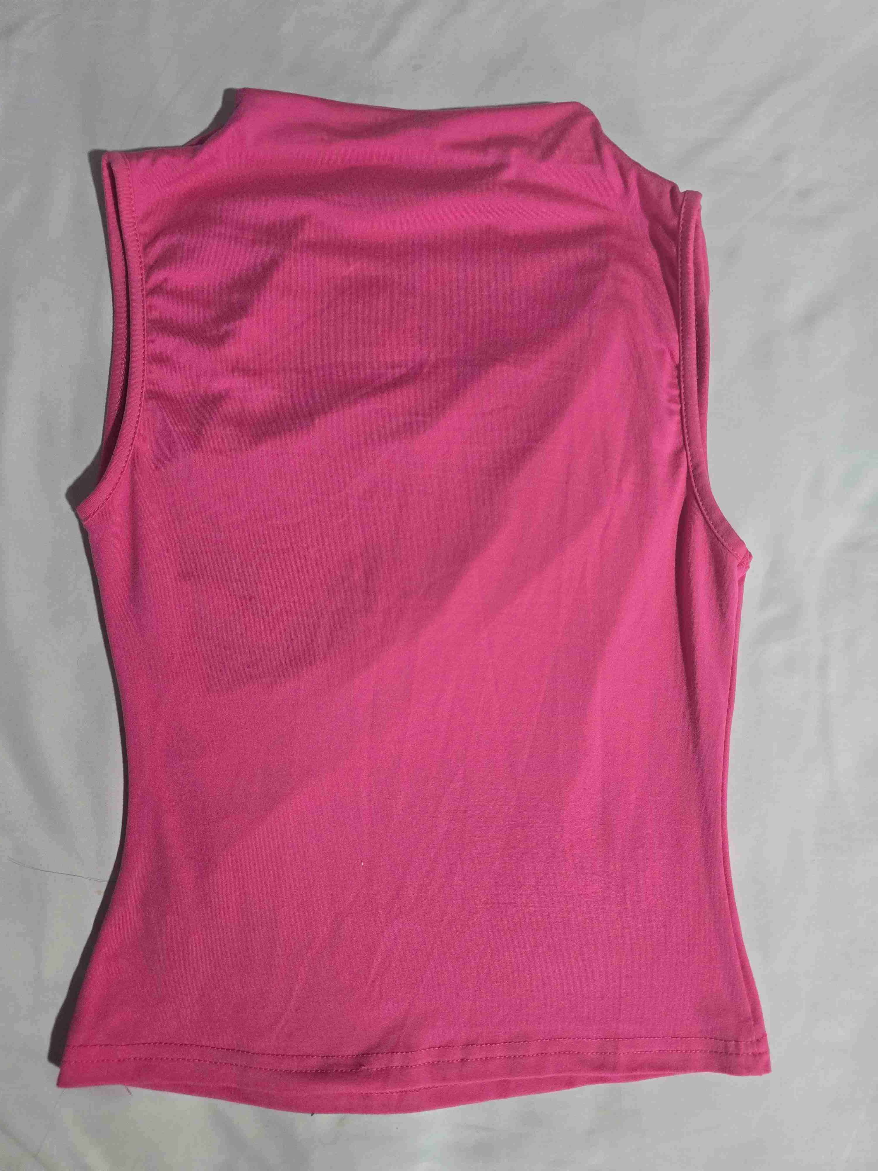Polera sin mangas fucsia - miniatura 2