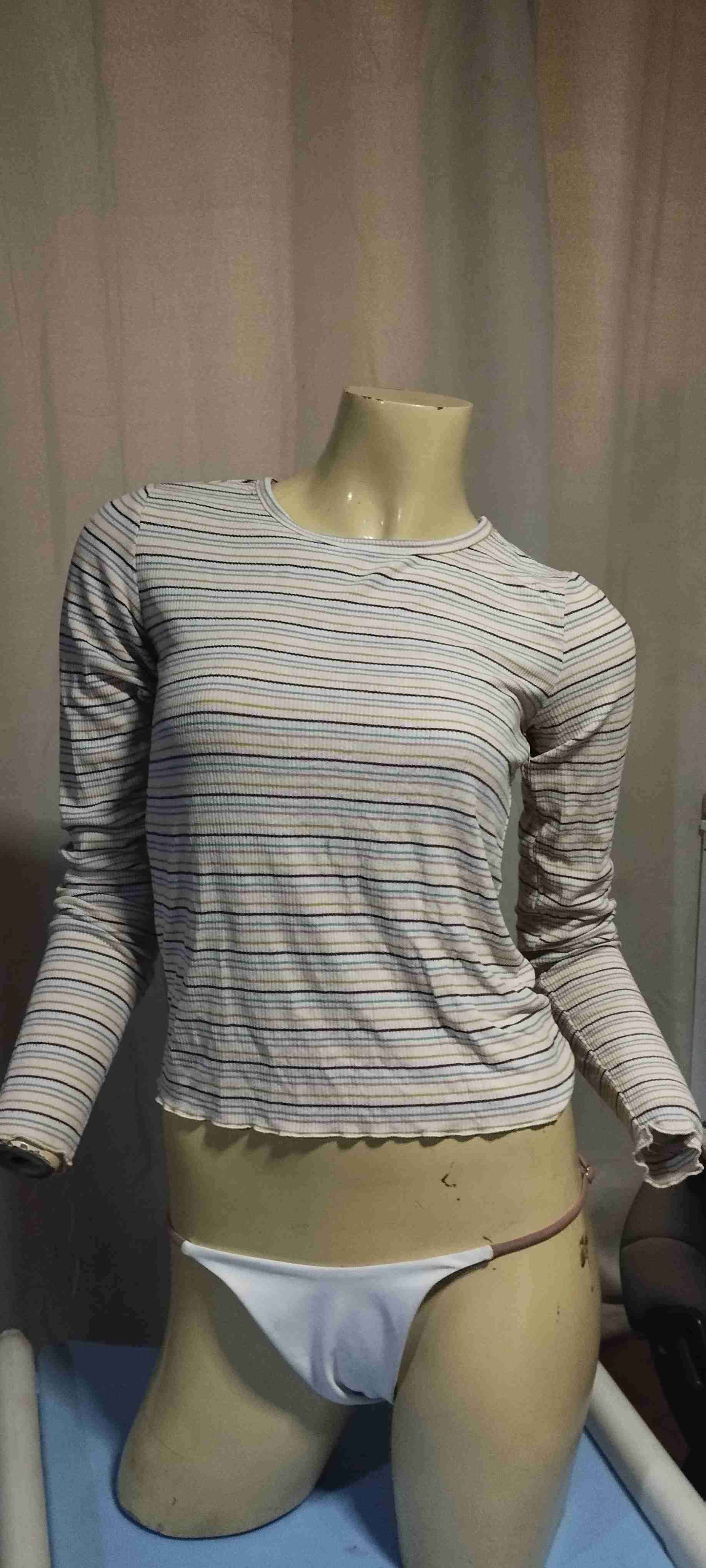 Polera manga larga rayada