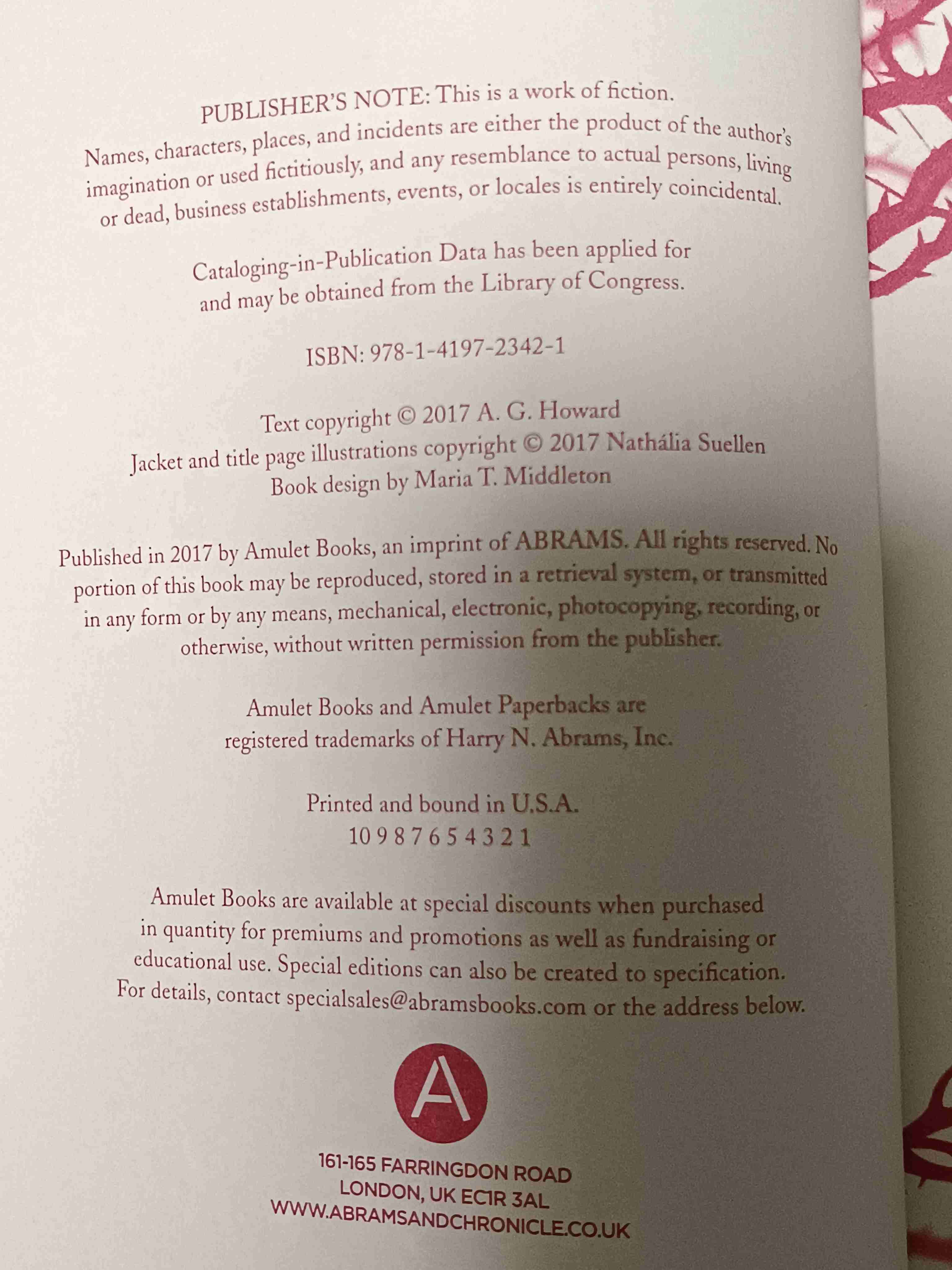 Libro RoseBlood de A.G. Howard - miniatura 3