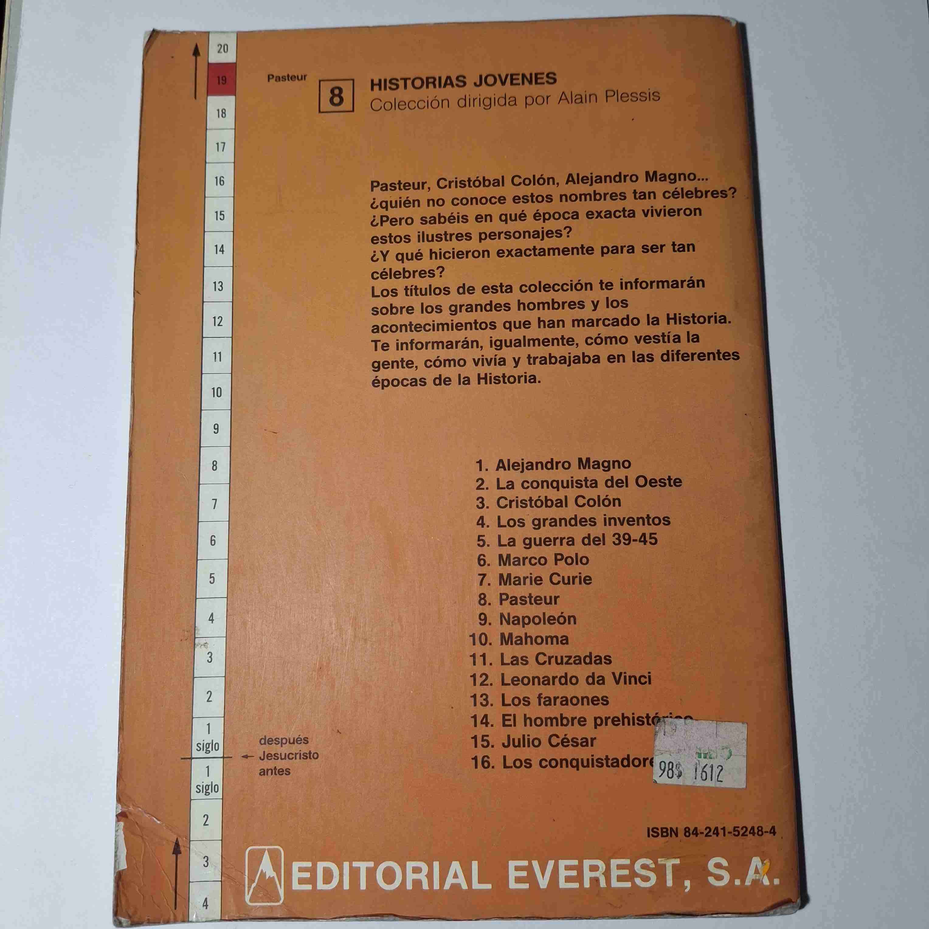 Libro Pasteur Historias Jóvenes - miniatura 2