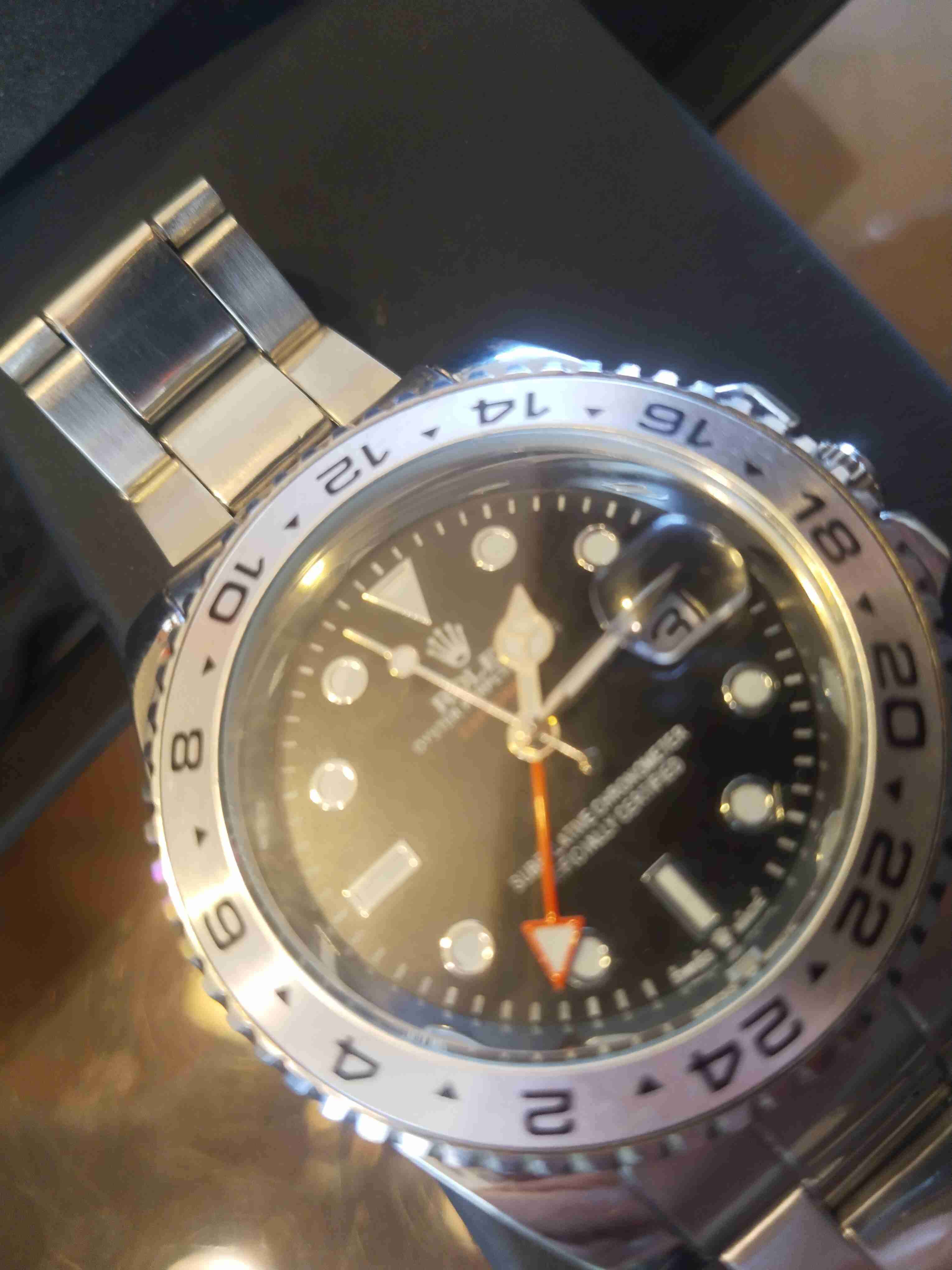 REMATO Reloj de lujo con bisel plateado - miniatura 3