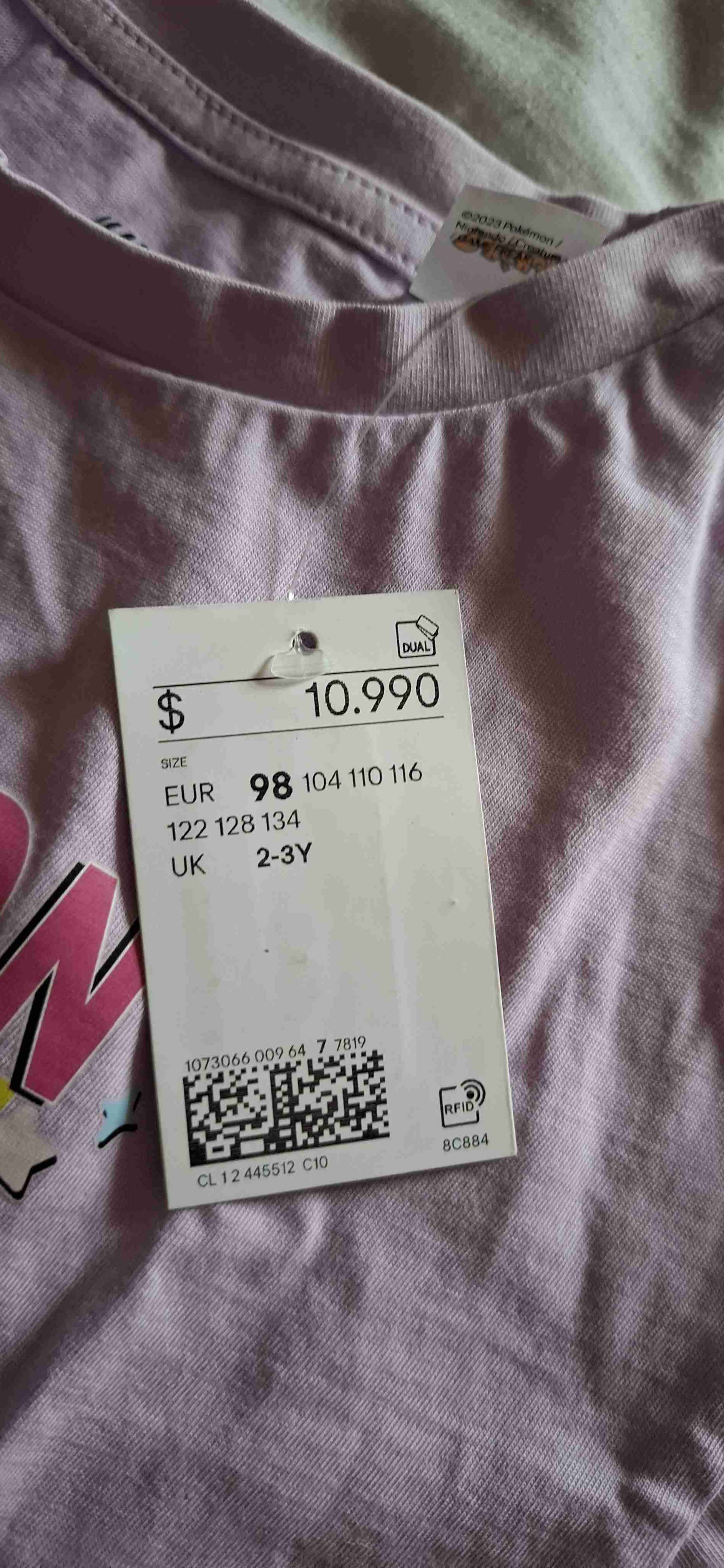 Conjunto infantil Pokémon lila y negro - miniatura 4