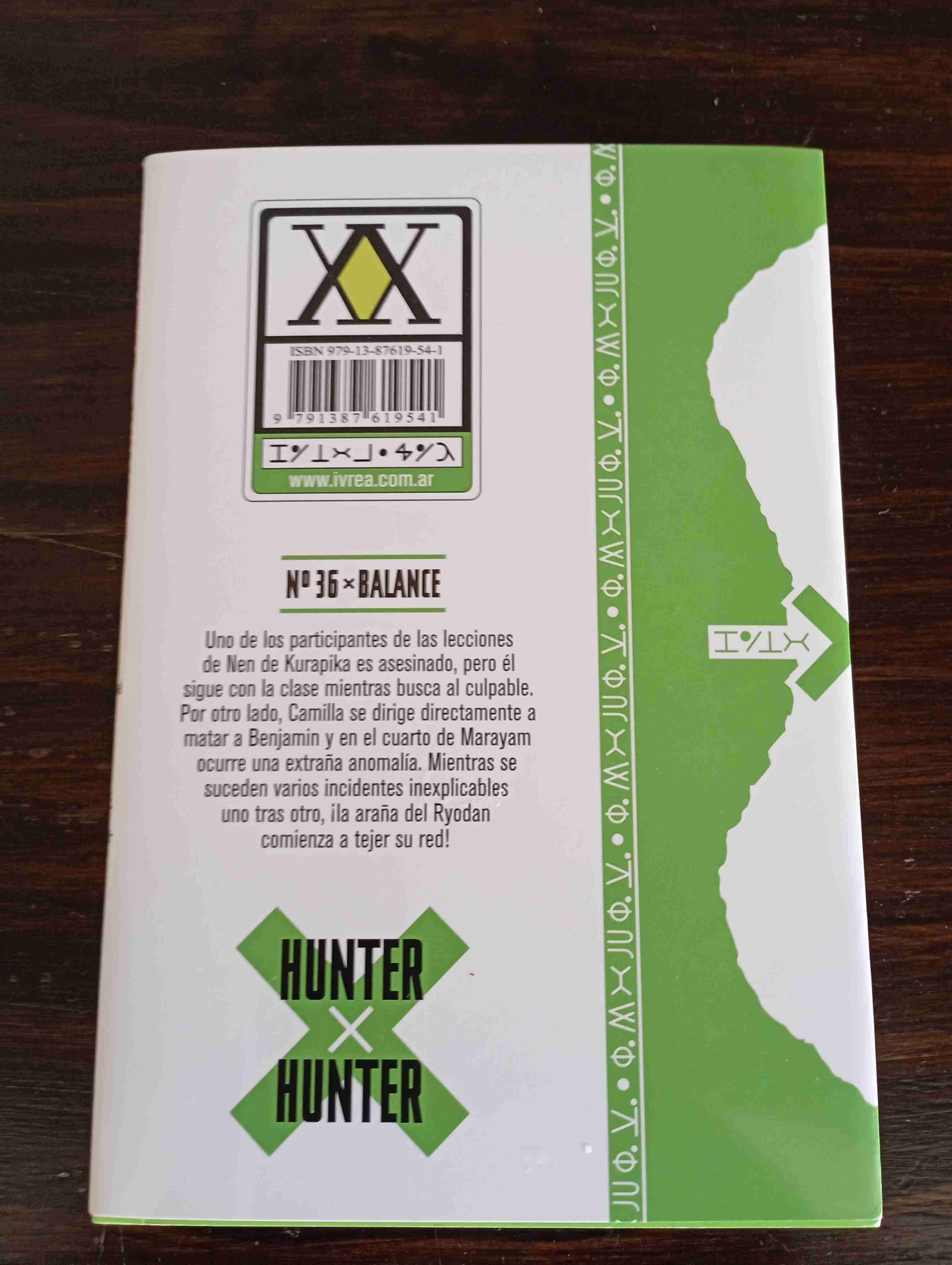 Manga Hunter X Hunter Volumen 36 - miniatura 2