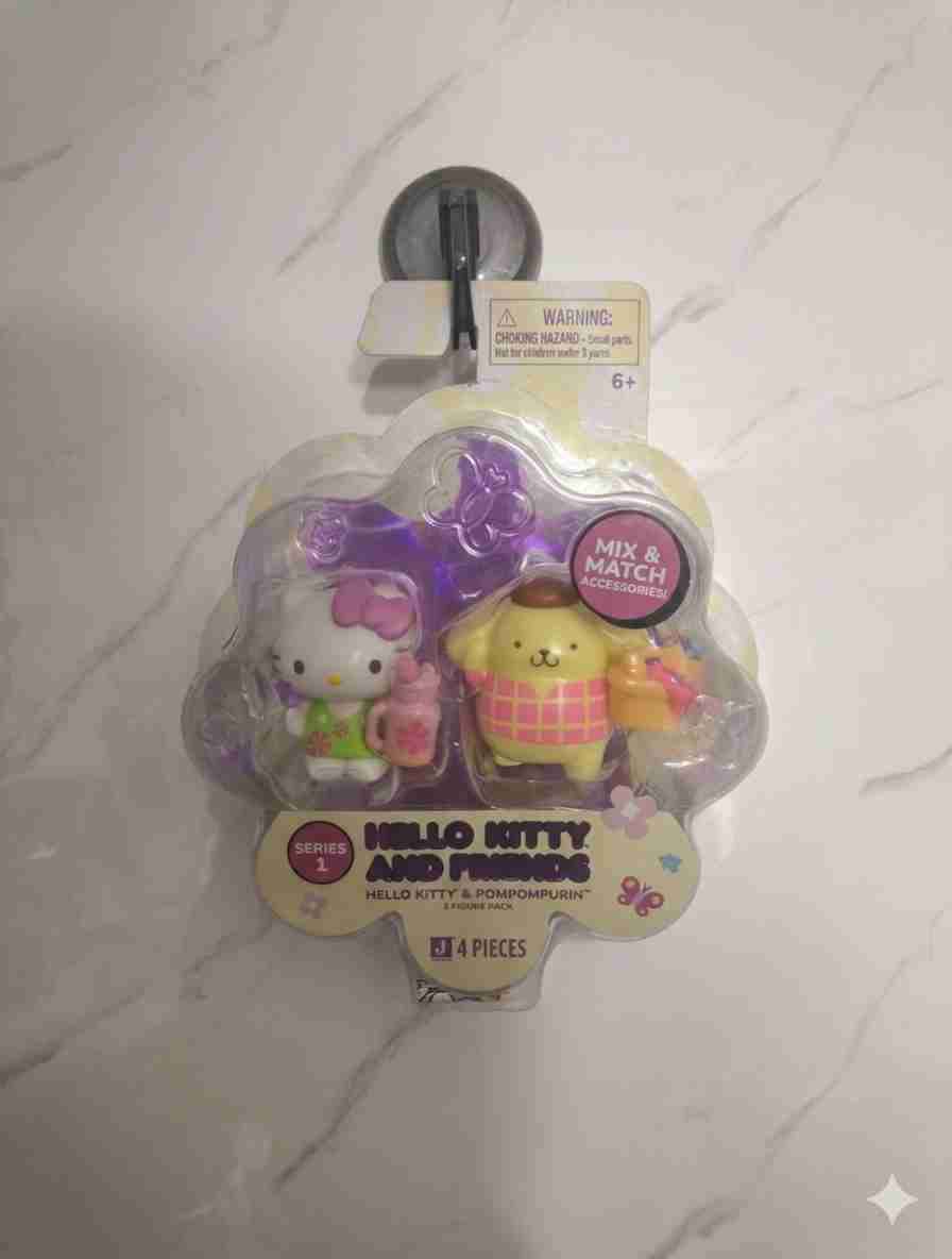 Figuras Hello Kitty y Pompompurin - miniatura 3