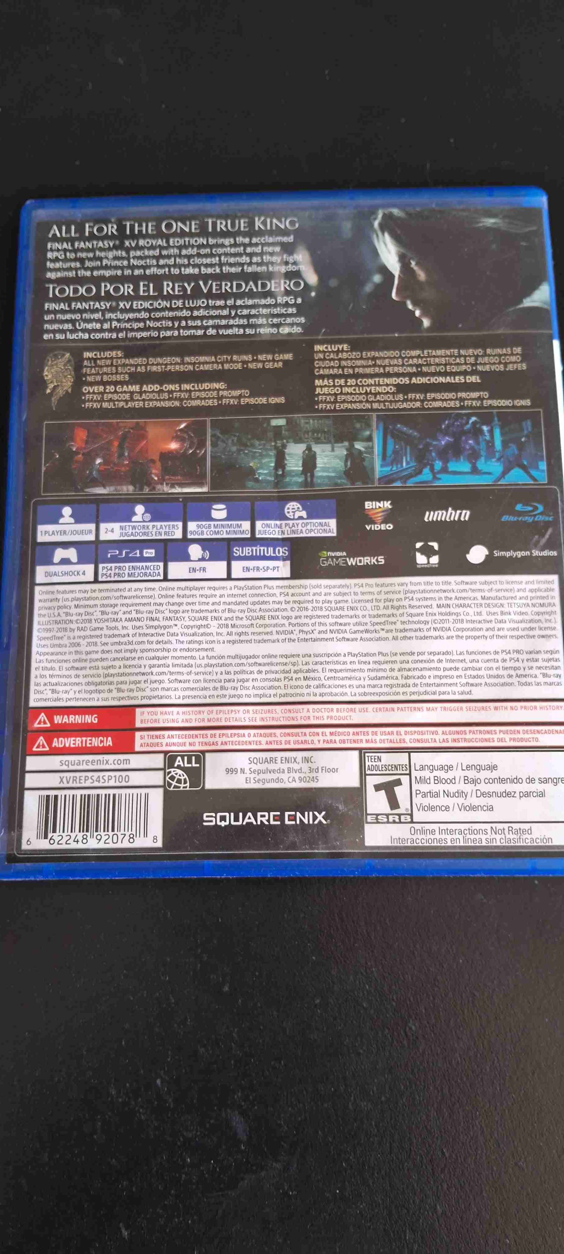 Final Fantasy XV Royal Edition PS4 - miniatura 2