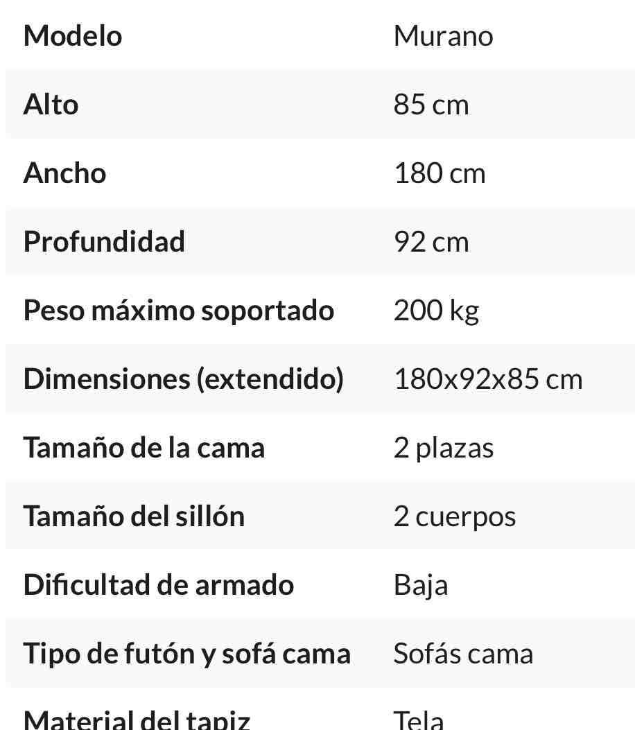 Sofá cama Rosen 2 cuerpos - miniatura 9