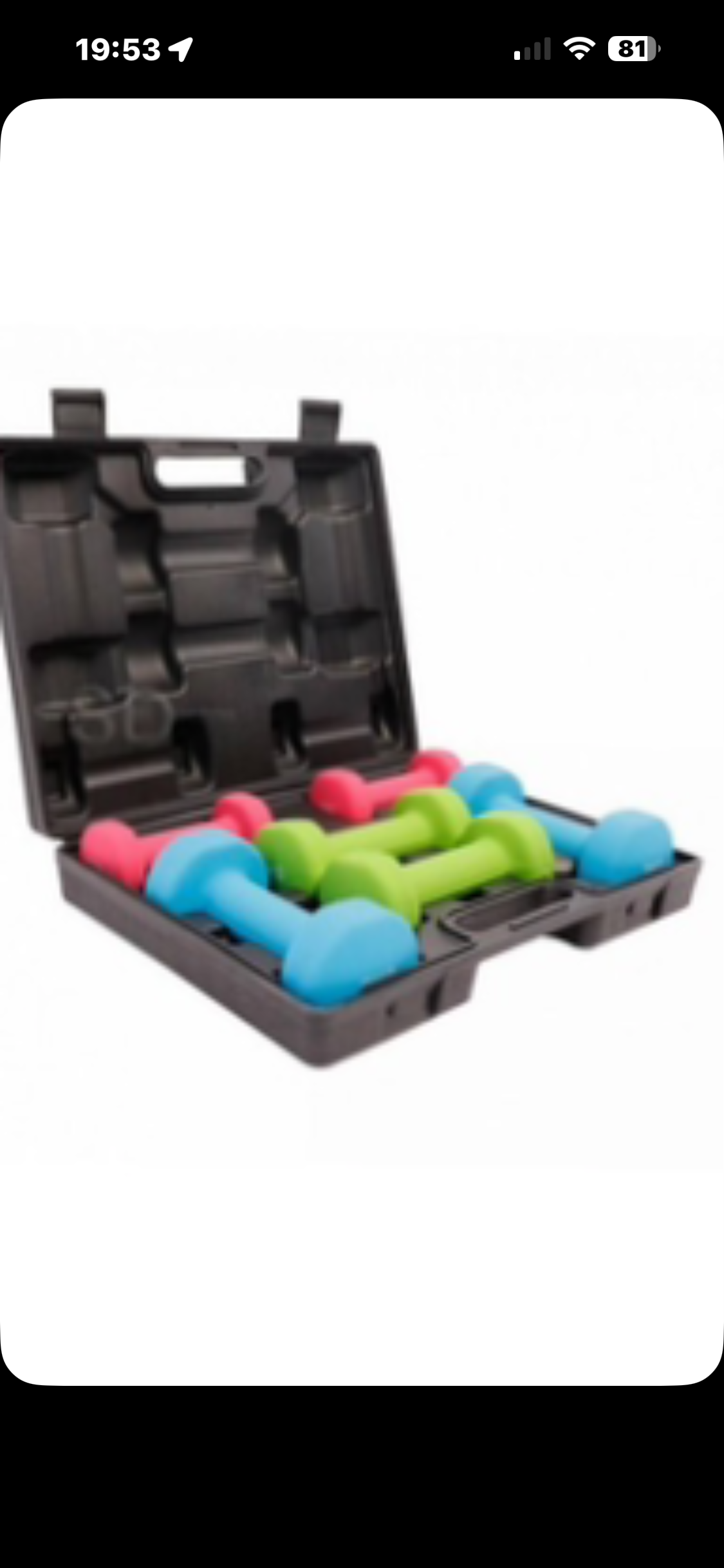 Maleta de pesas yBandas de resistencia para cadera - miniatura 2