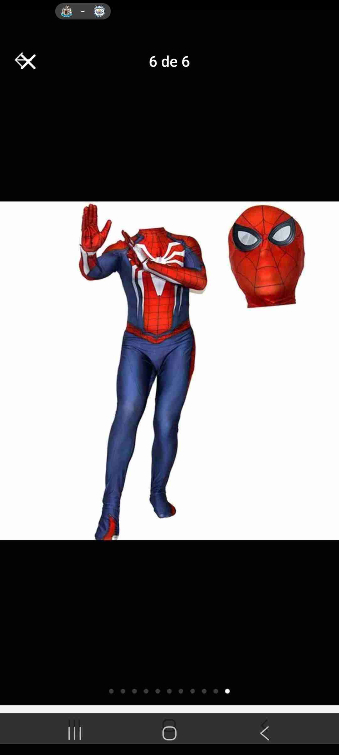 Disfraz completo de Spider-Man