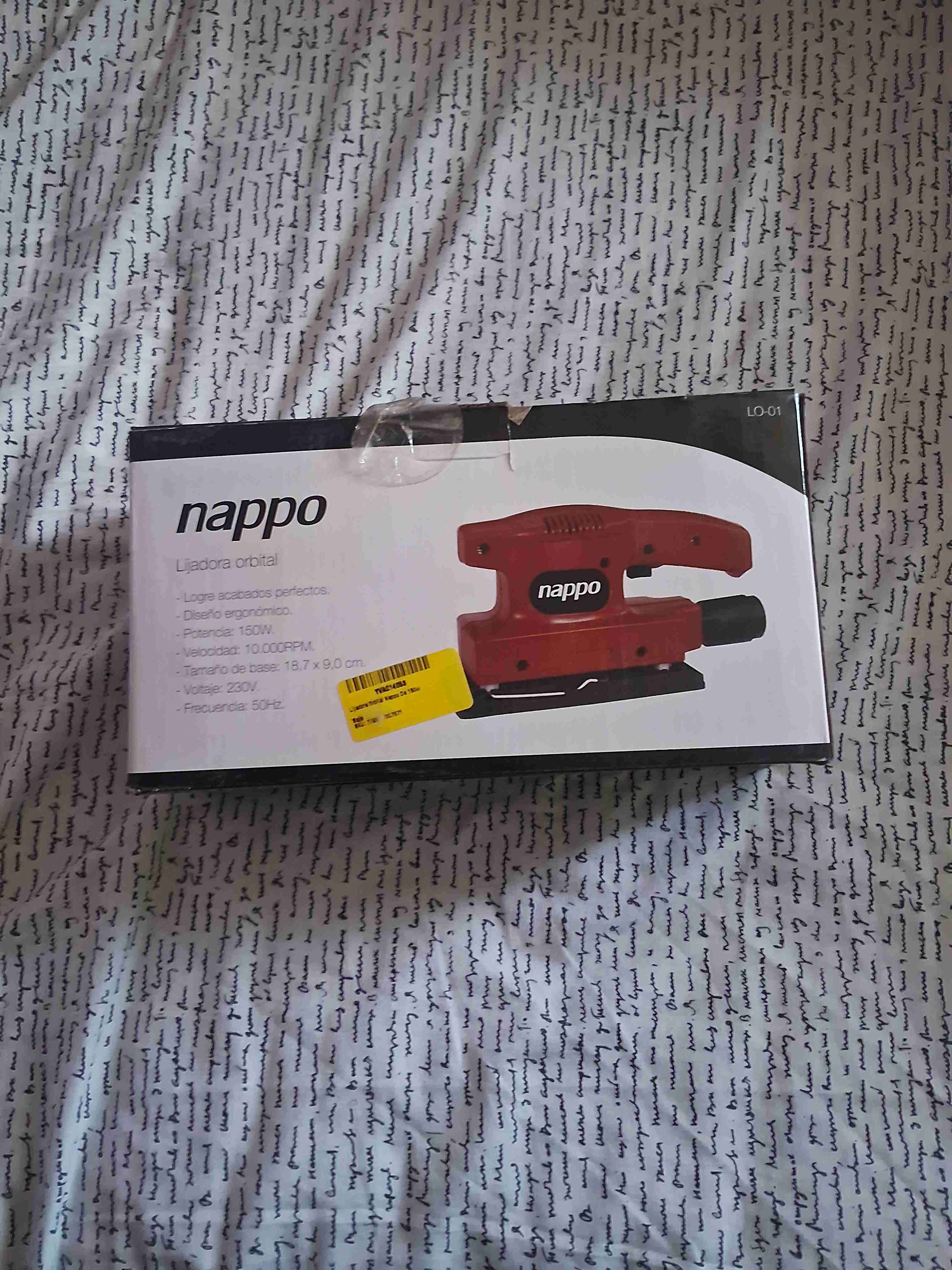 Lijadora orbital Nappo roja