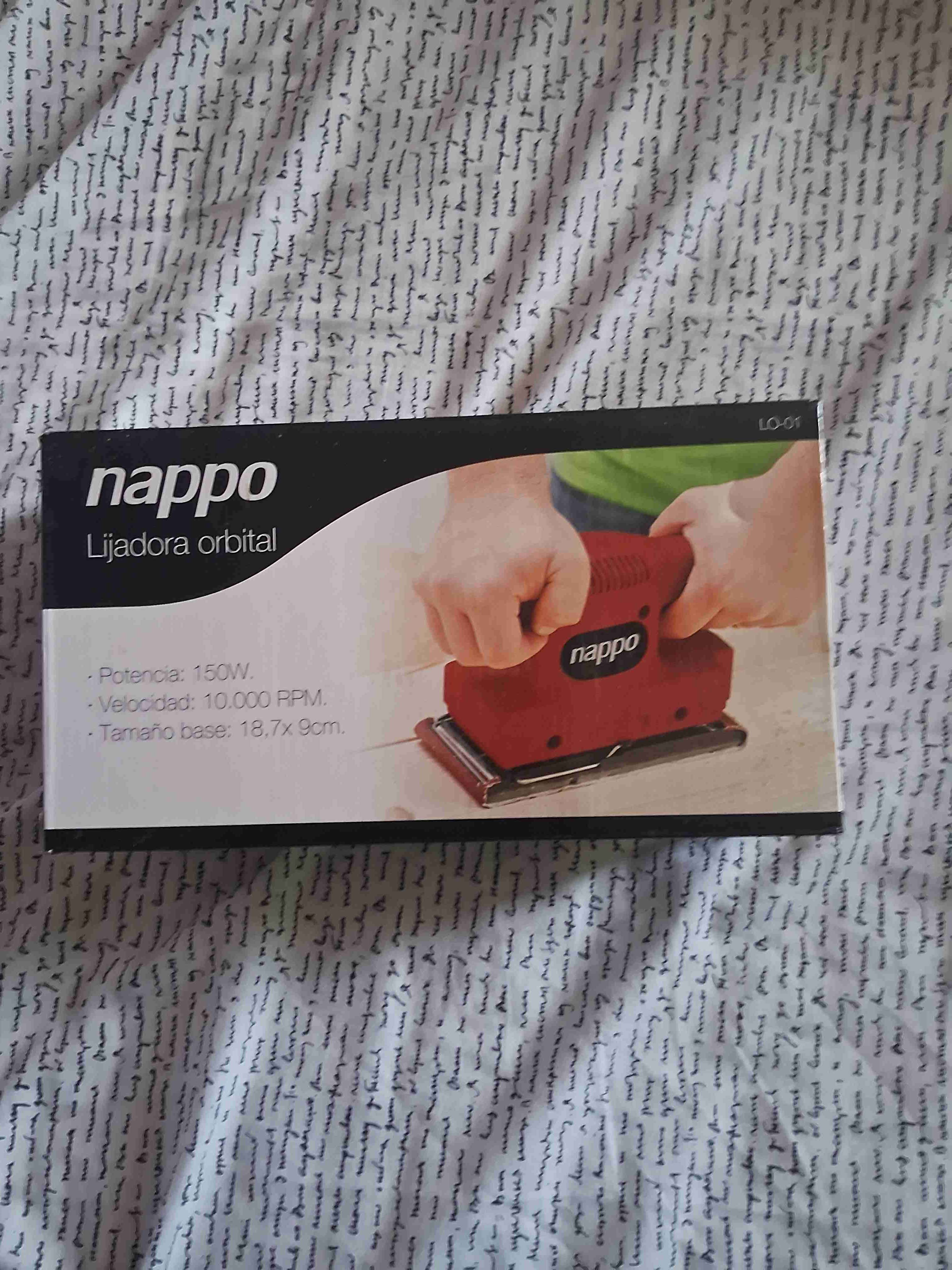 Lijadora orbital Nappo roja - miniatura 2