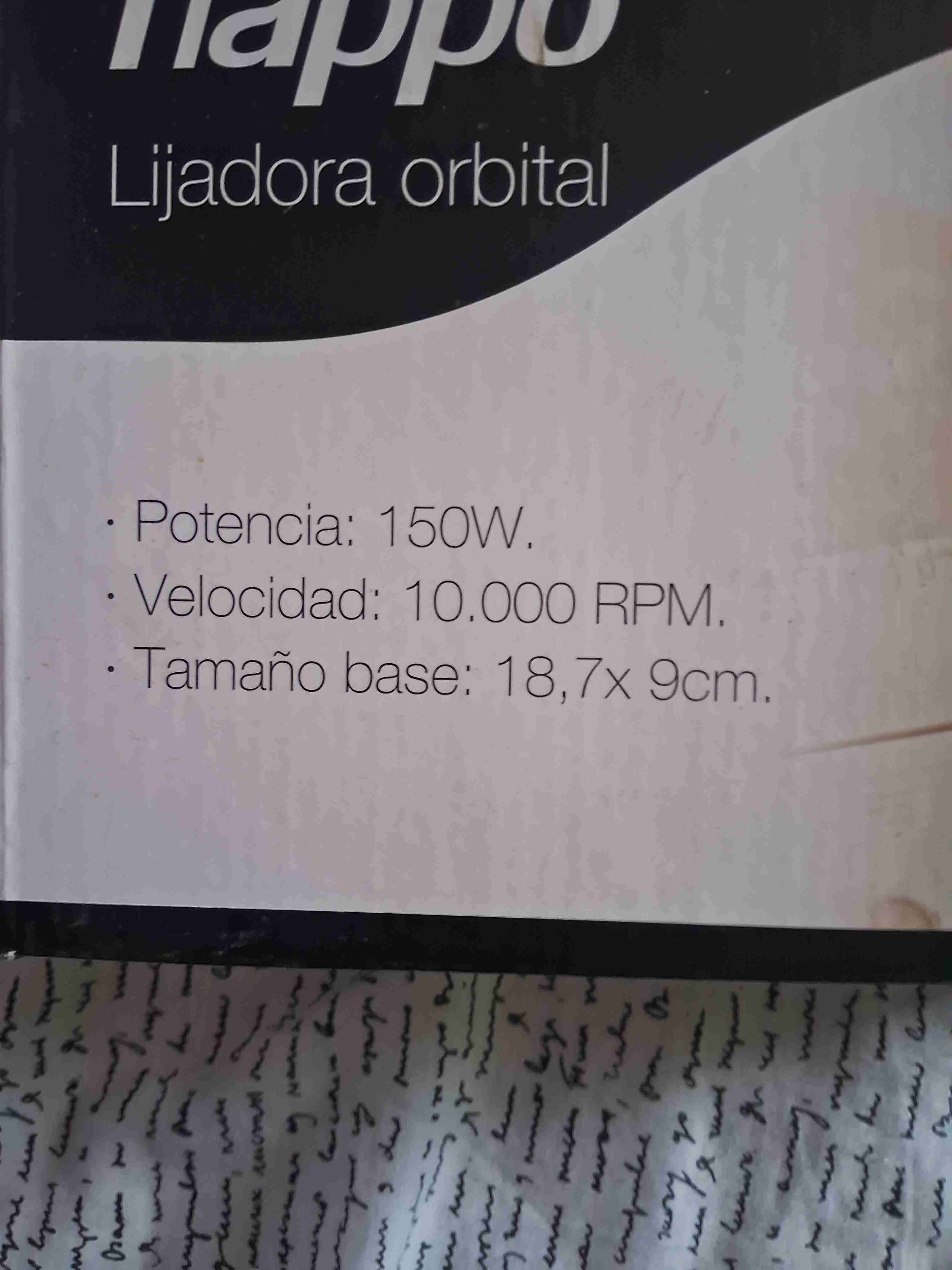 Lijadora orbital Nappo roja - miniatura 3