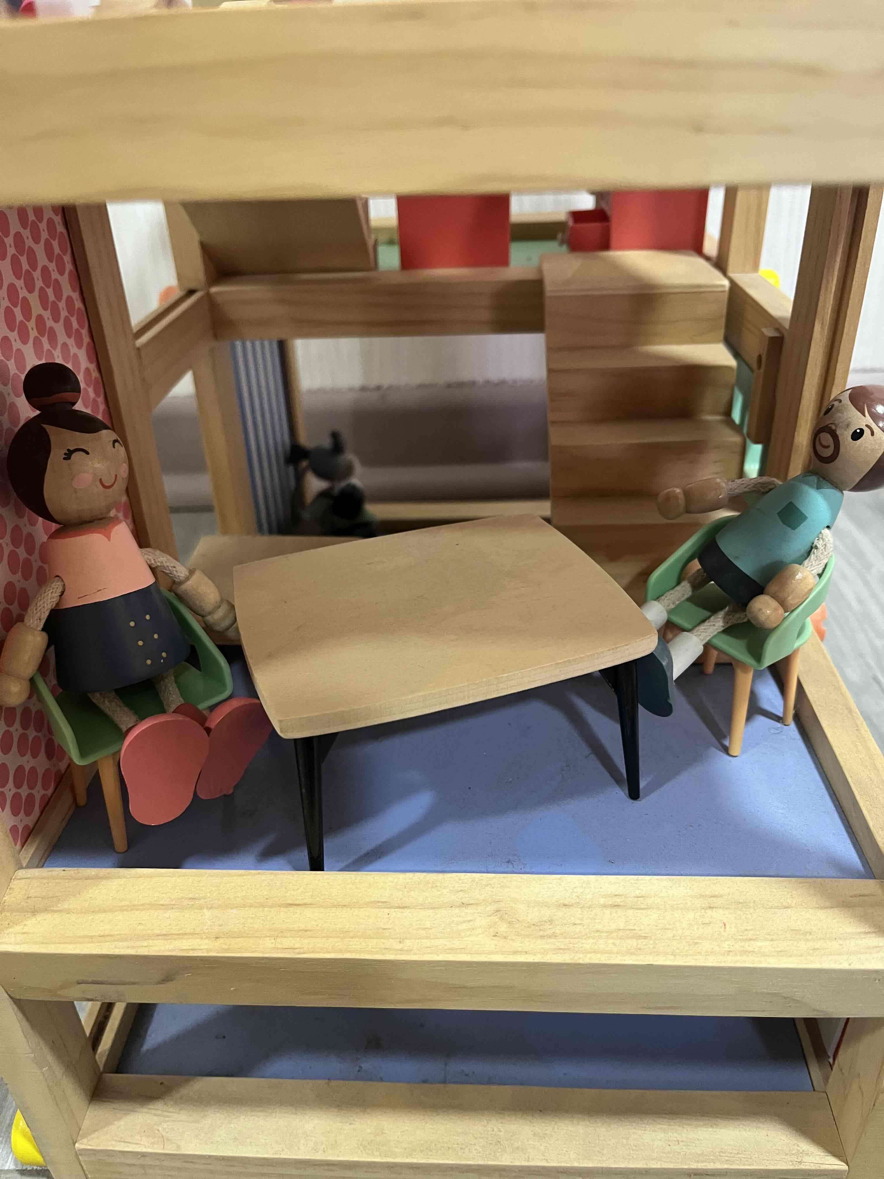 Casa de muñecas de madera - miniatura 4