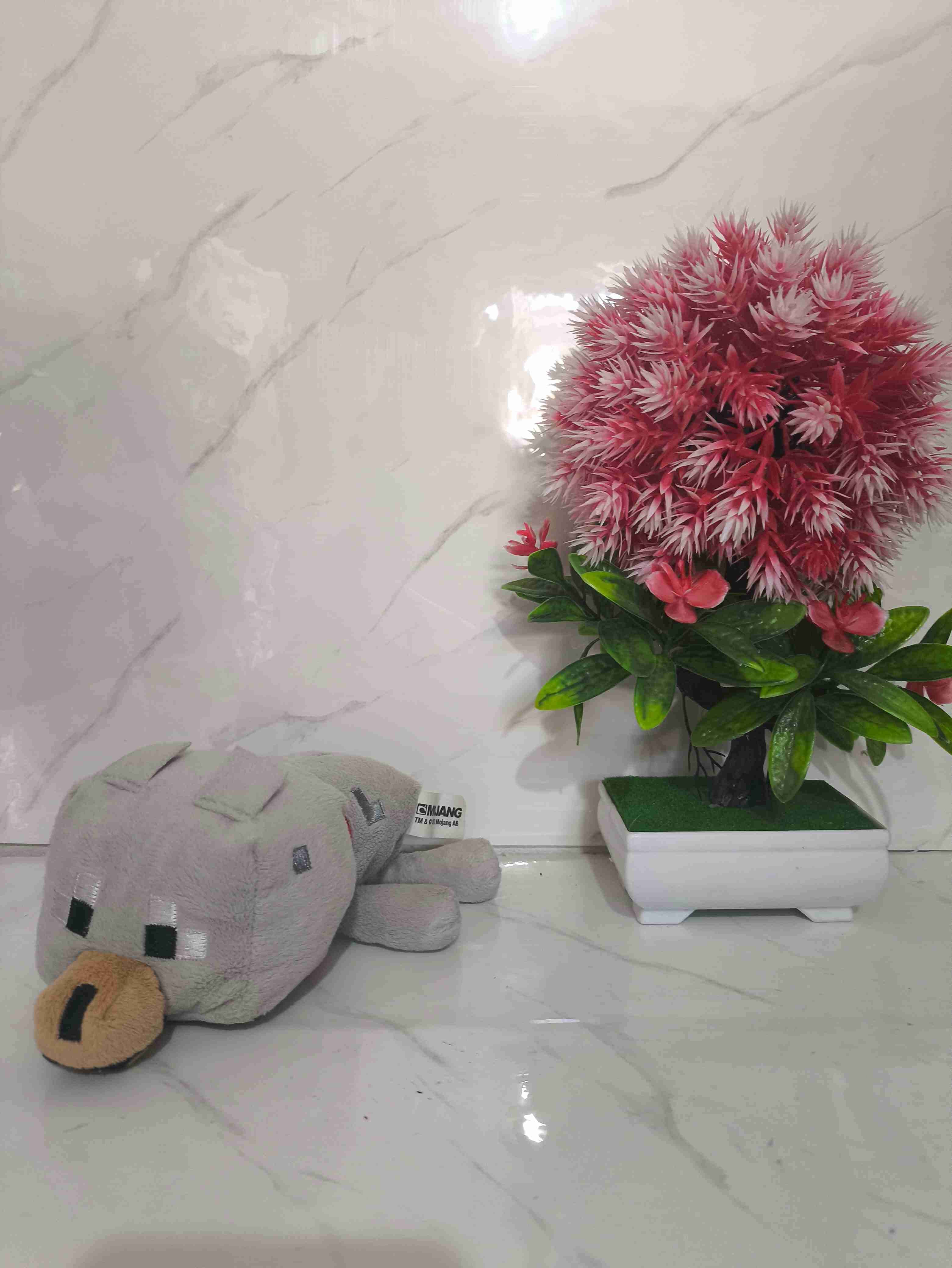 Peluche Lobo Minecraft original