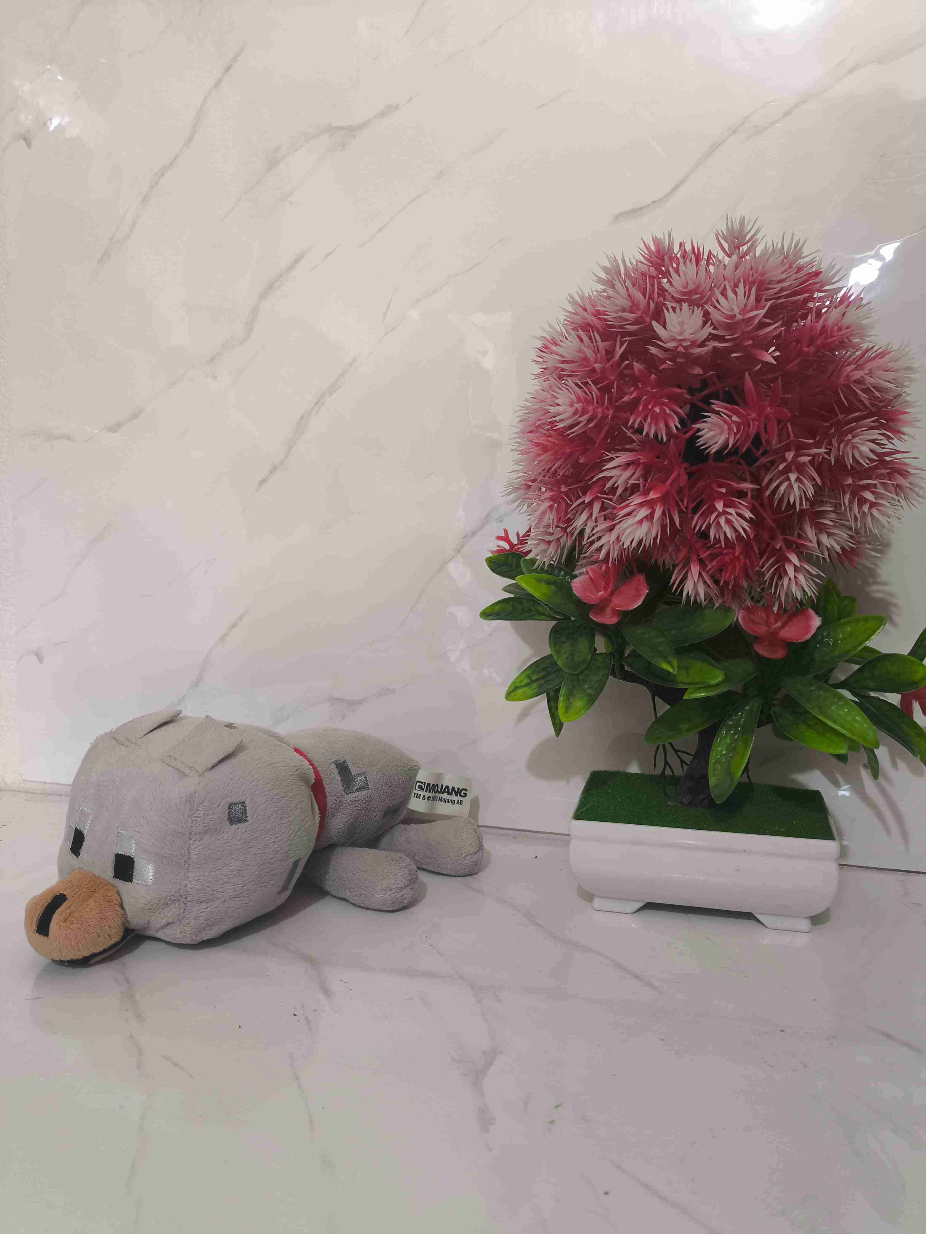 Peluche Lobo Minecraft original - miniatura 2