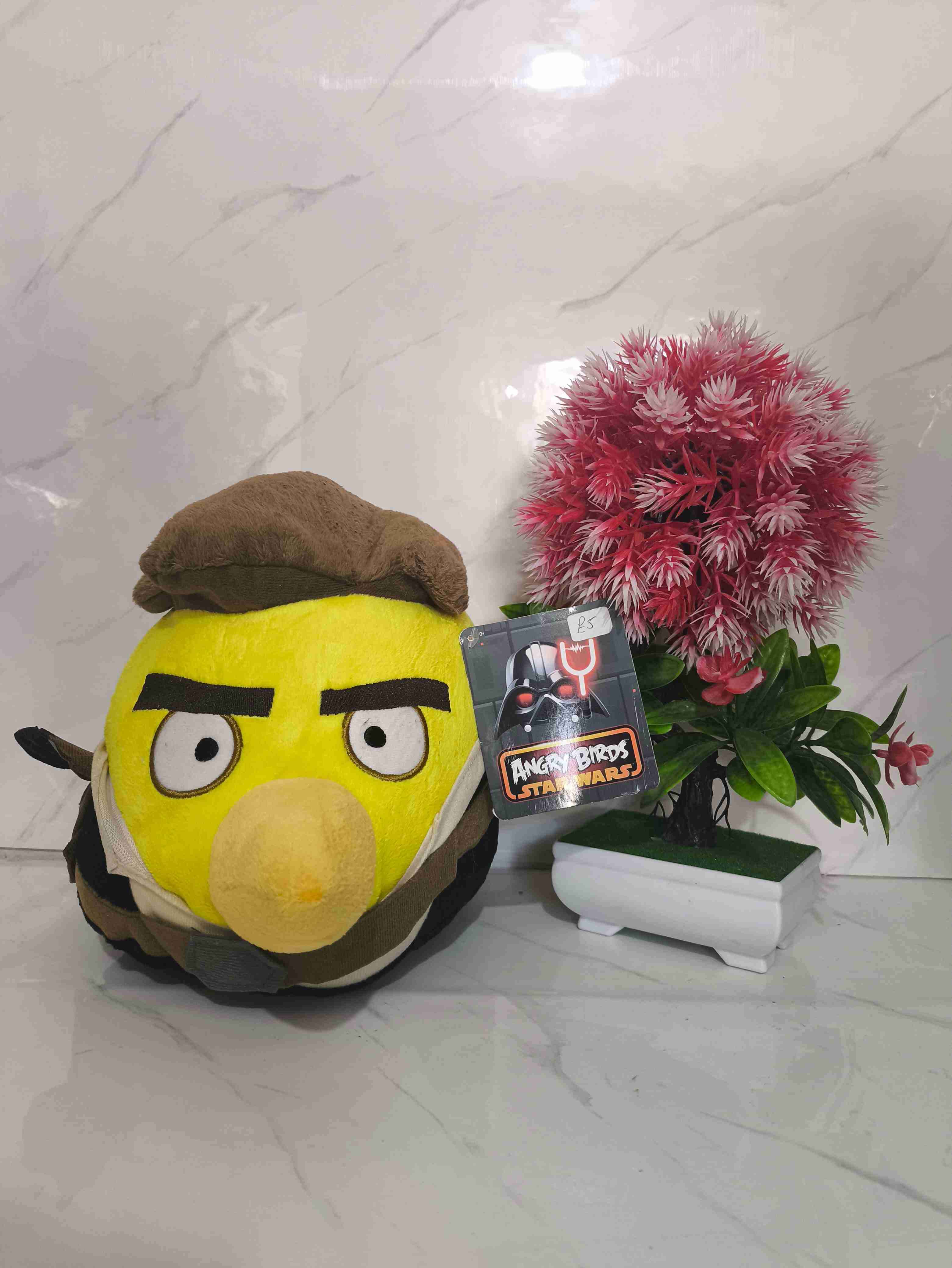 Peluche Angry Birds Star Wars amarillo