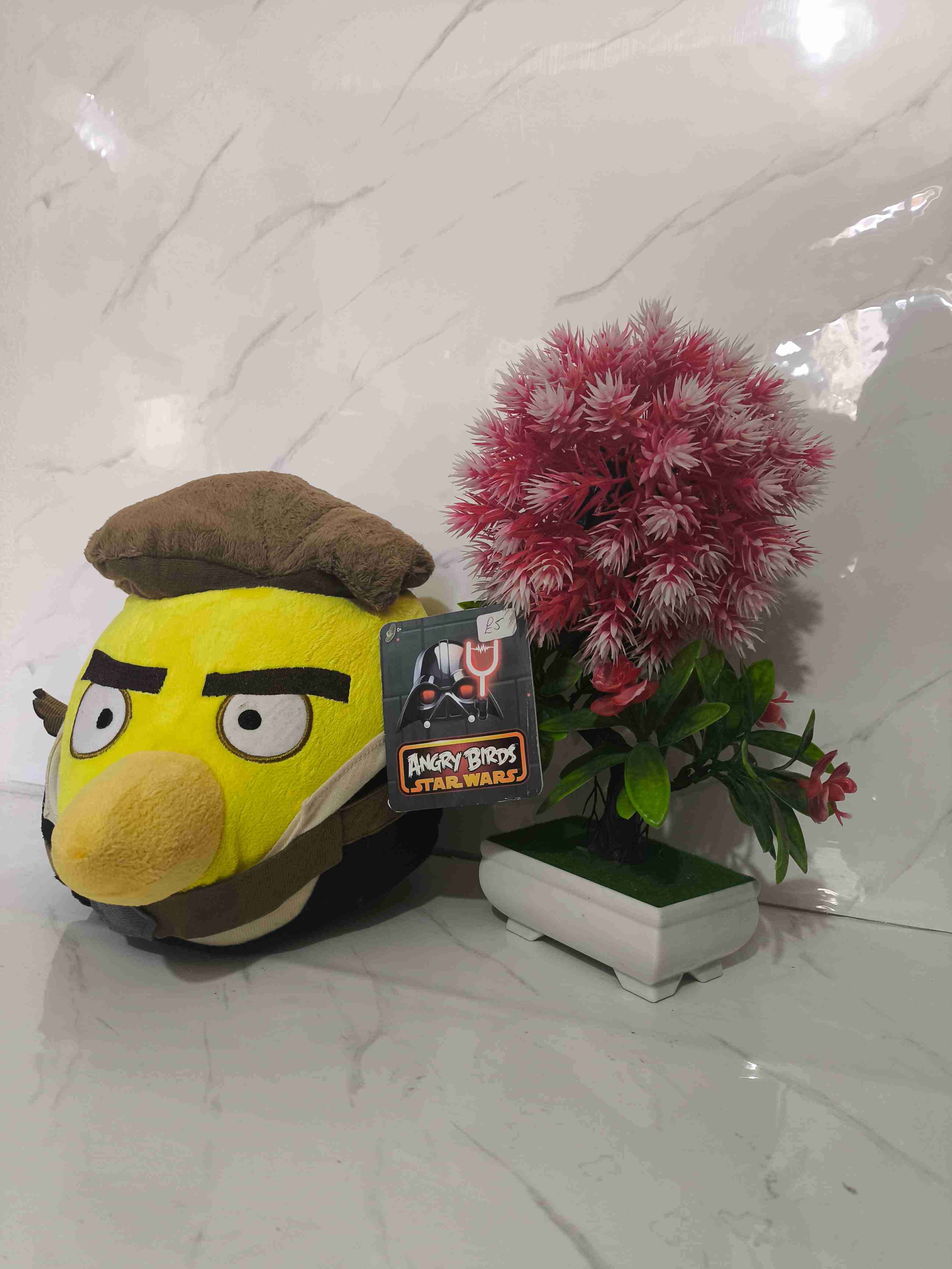 Peluche Angry Birds Star Wars amarillo - miniatura 4