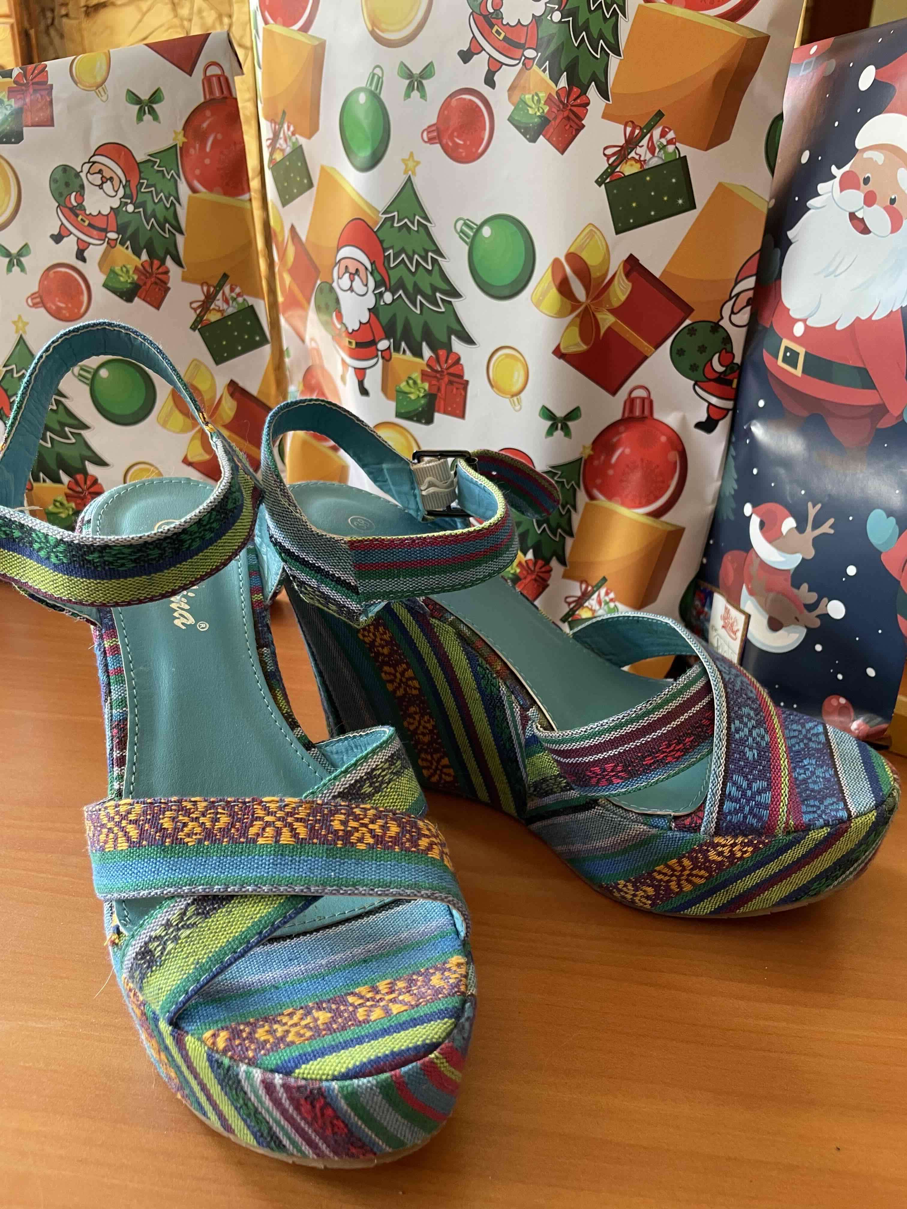Sandalias plataforma multicolor - miniatura 2
