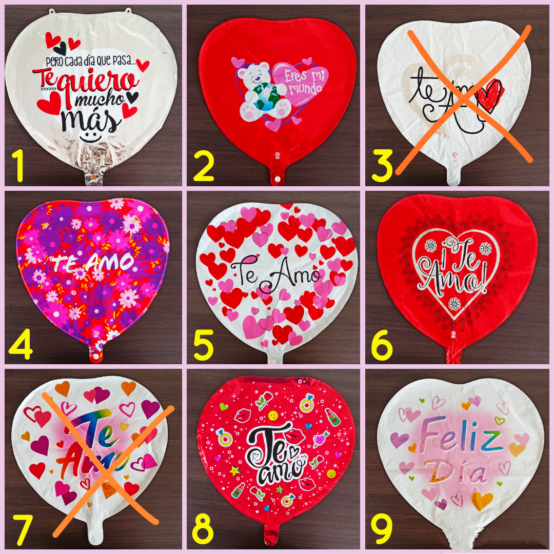 Set de globos para desayunos - miniatura 4