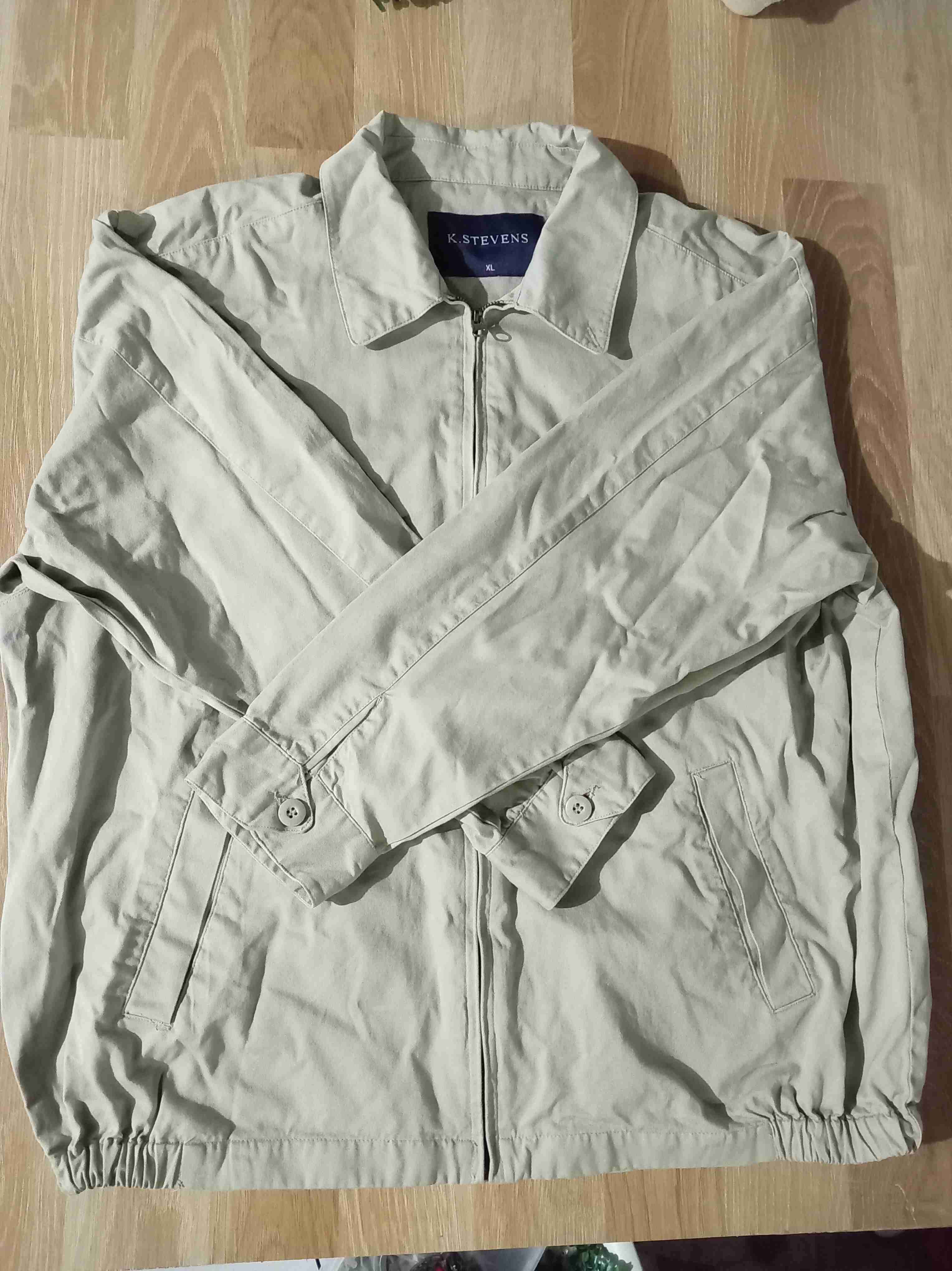 Chaqueta beige K. Stevens XL - miniatura 2