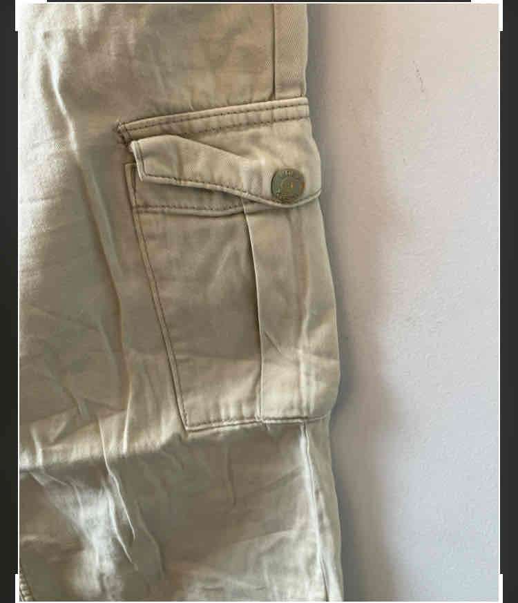 Pantalones cargo beige - miniatura 3