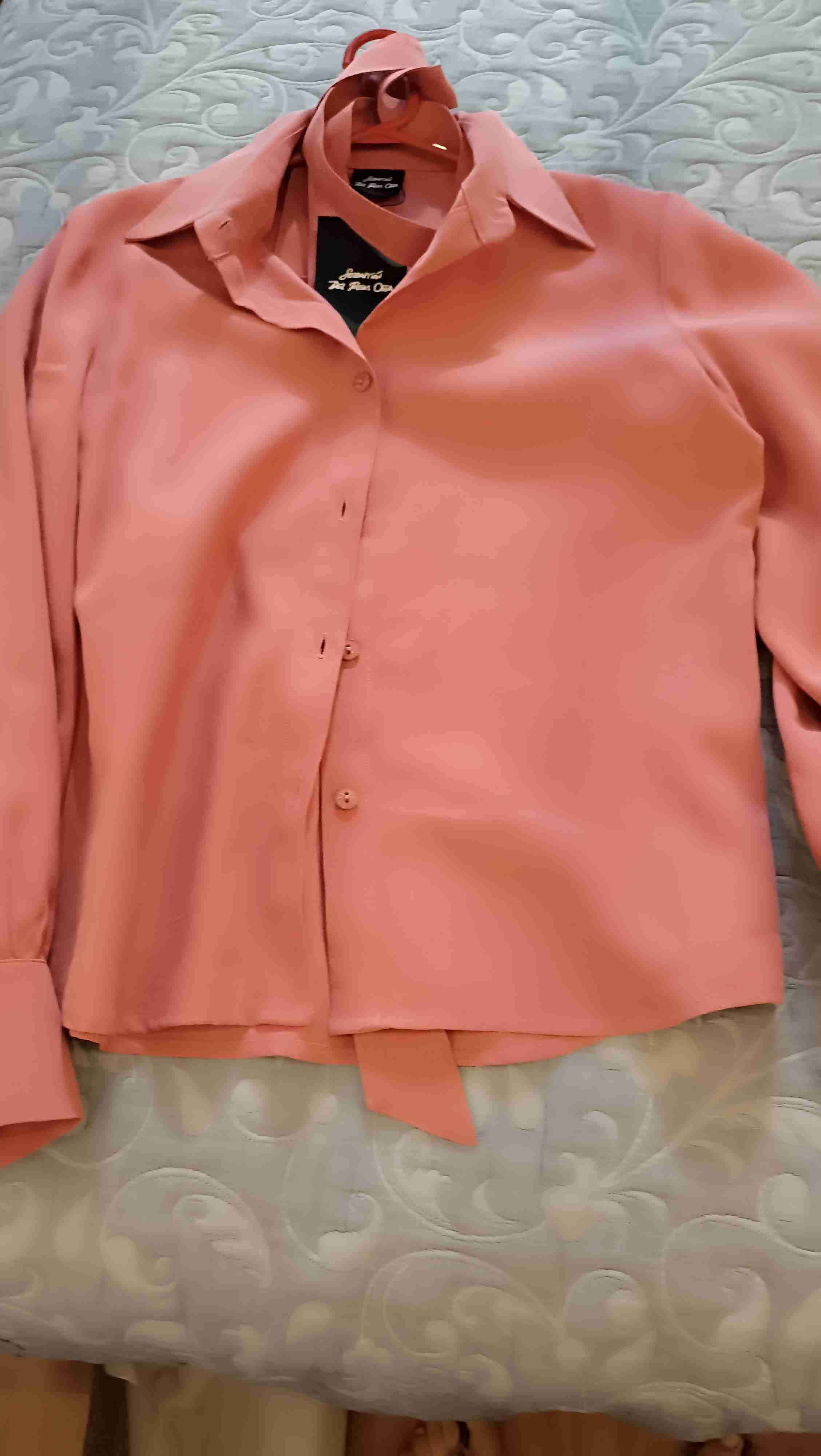 Blusa rosa manga larga