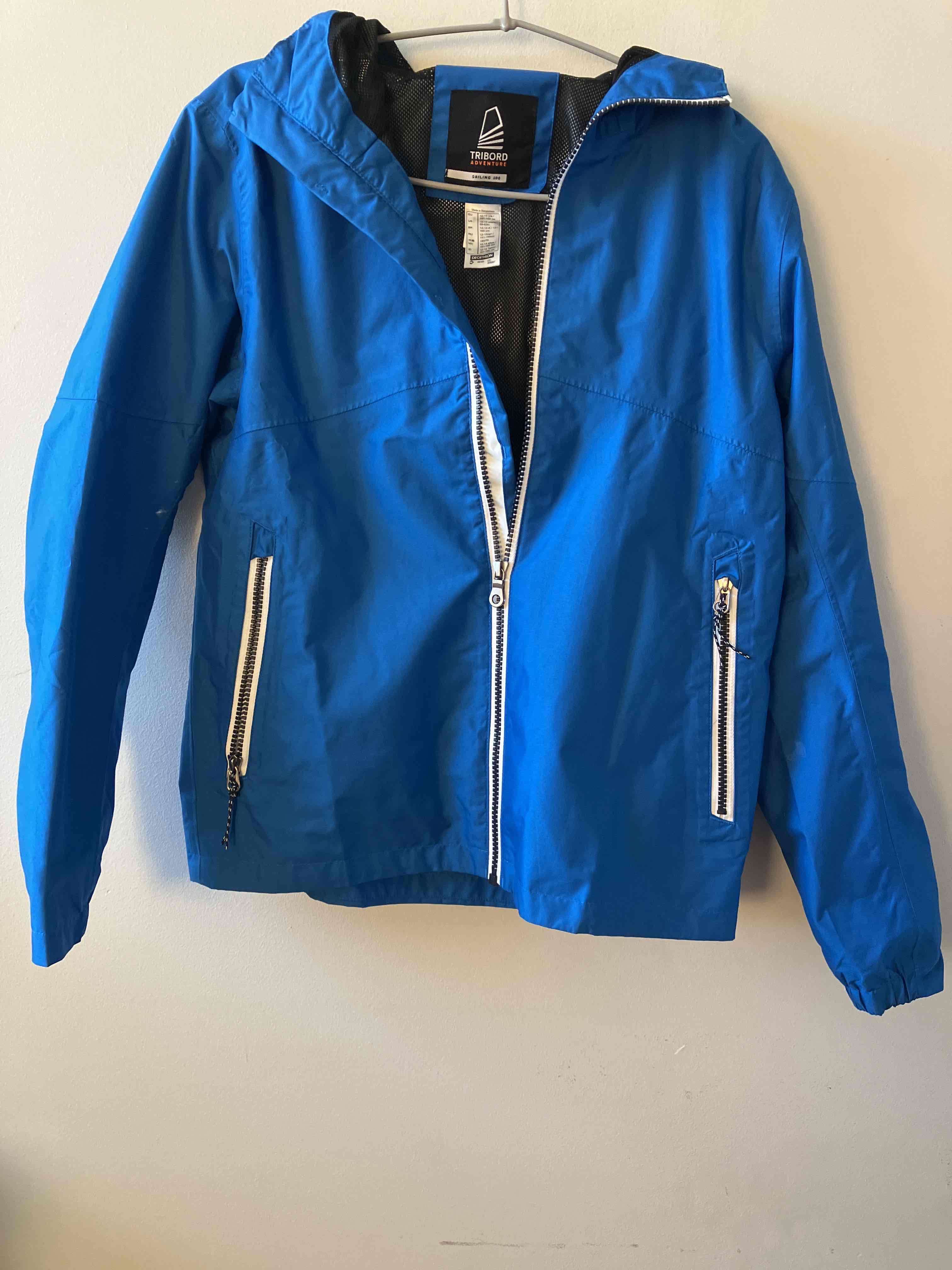Chaqueta impermeable azul Tribord