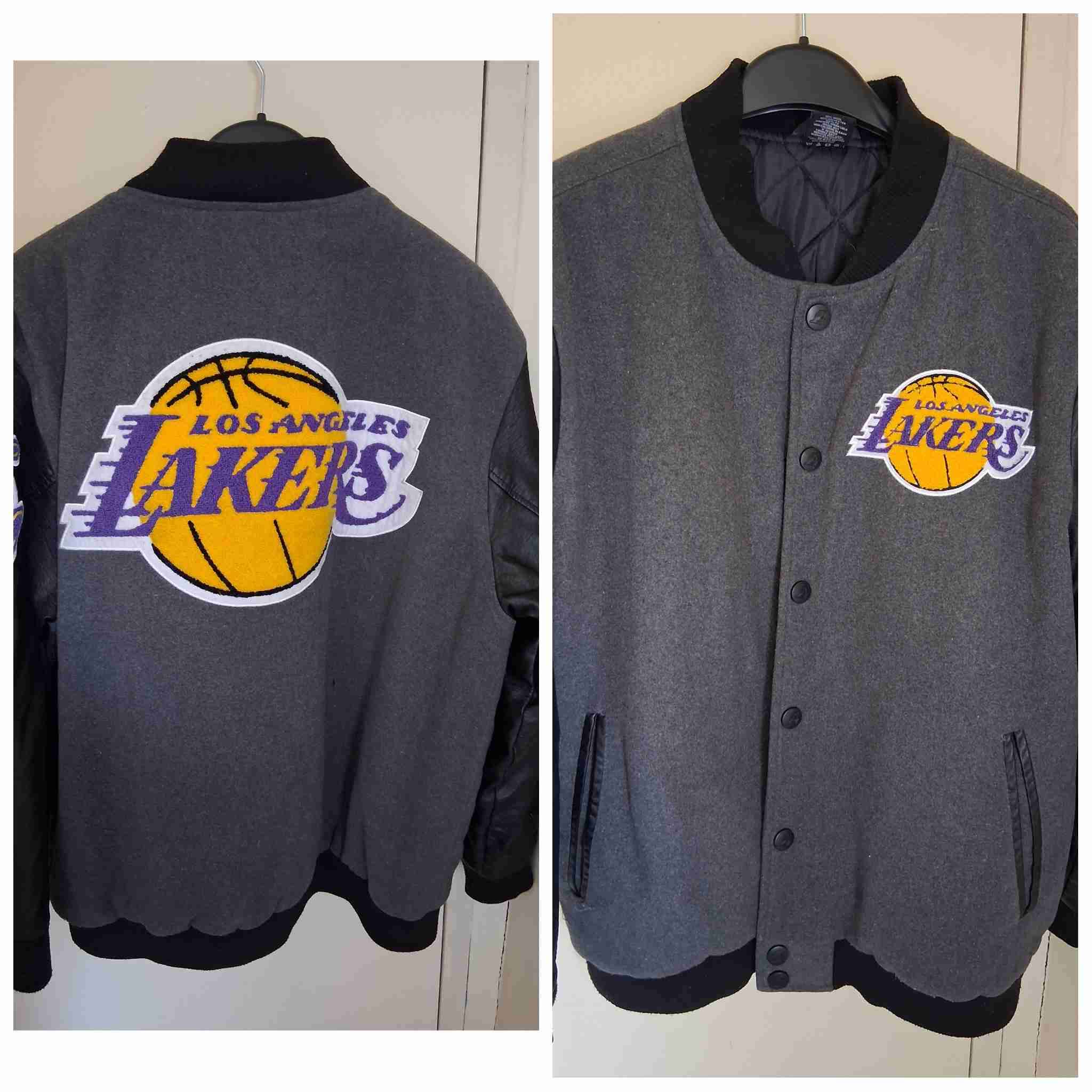 Chaqueta Los Angeles Lakers gris