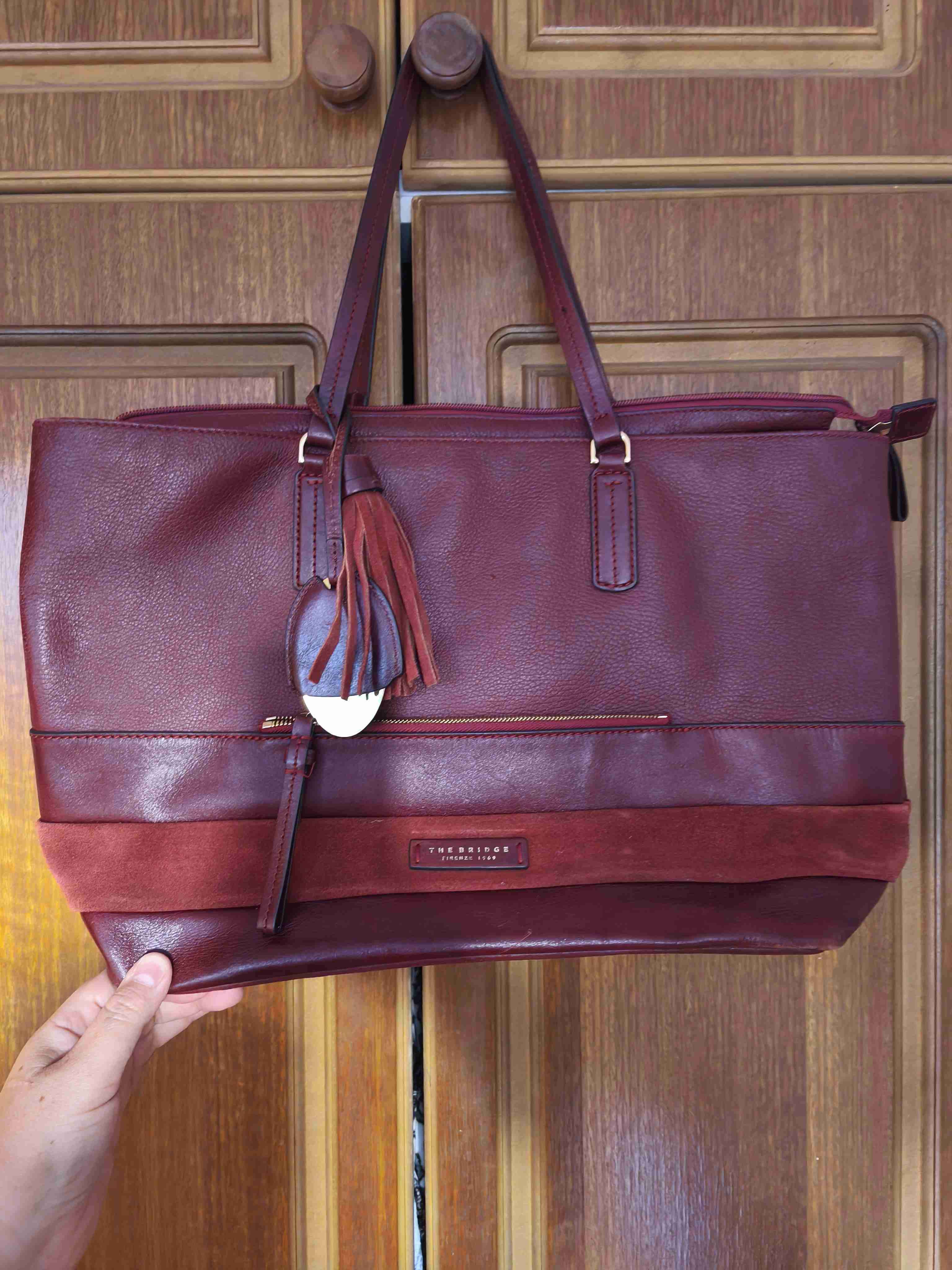 Cartera burdeo The Bridge