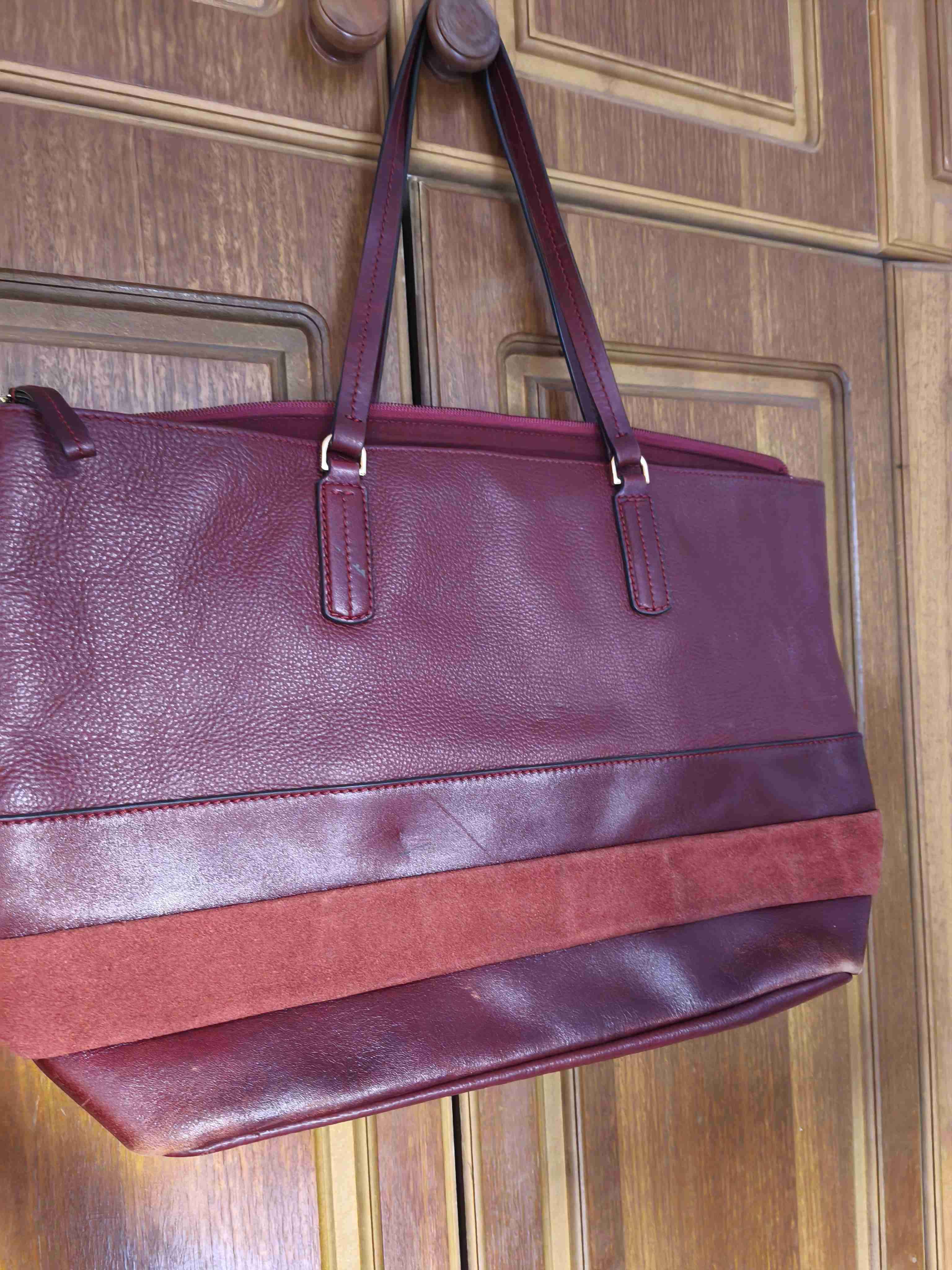 Cartera burdeo The Bridge - miniatura 2