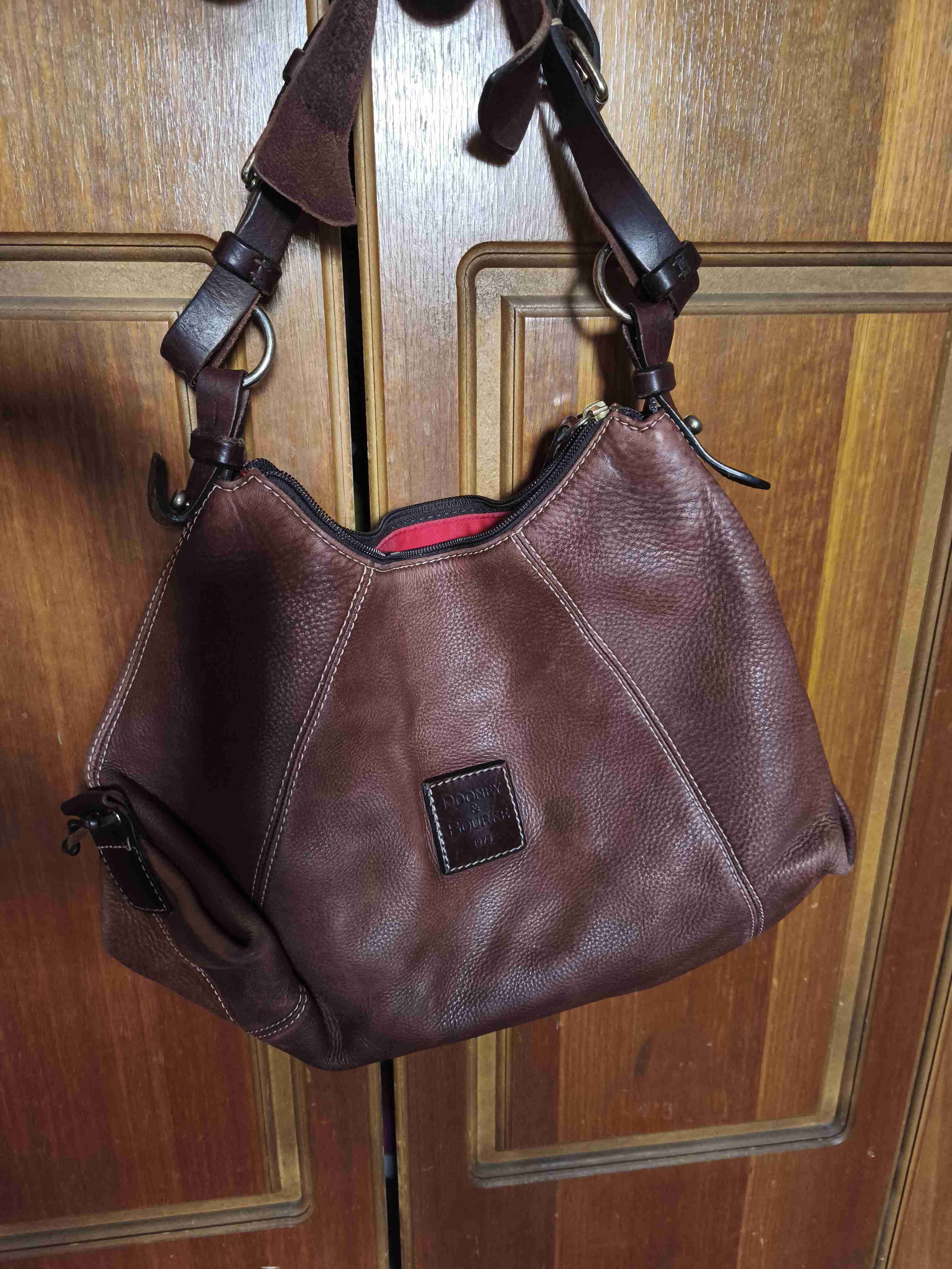 Bolso de cuero marrón - miniatura 2