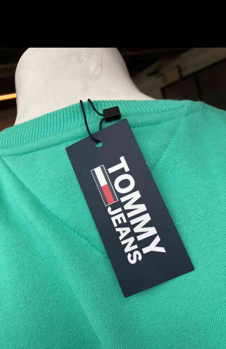 Polerón Tommy Jeans verde - miniatura 4