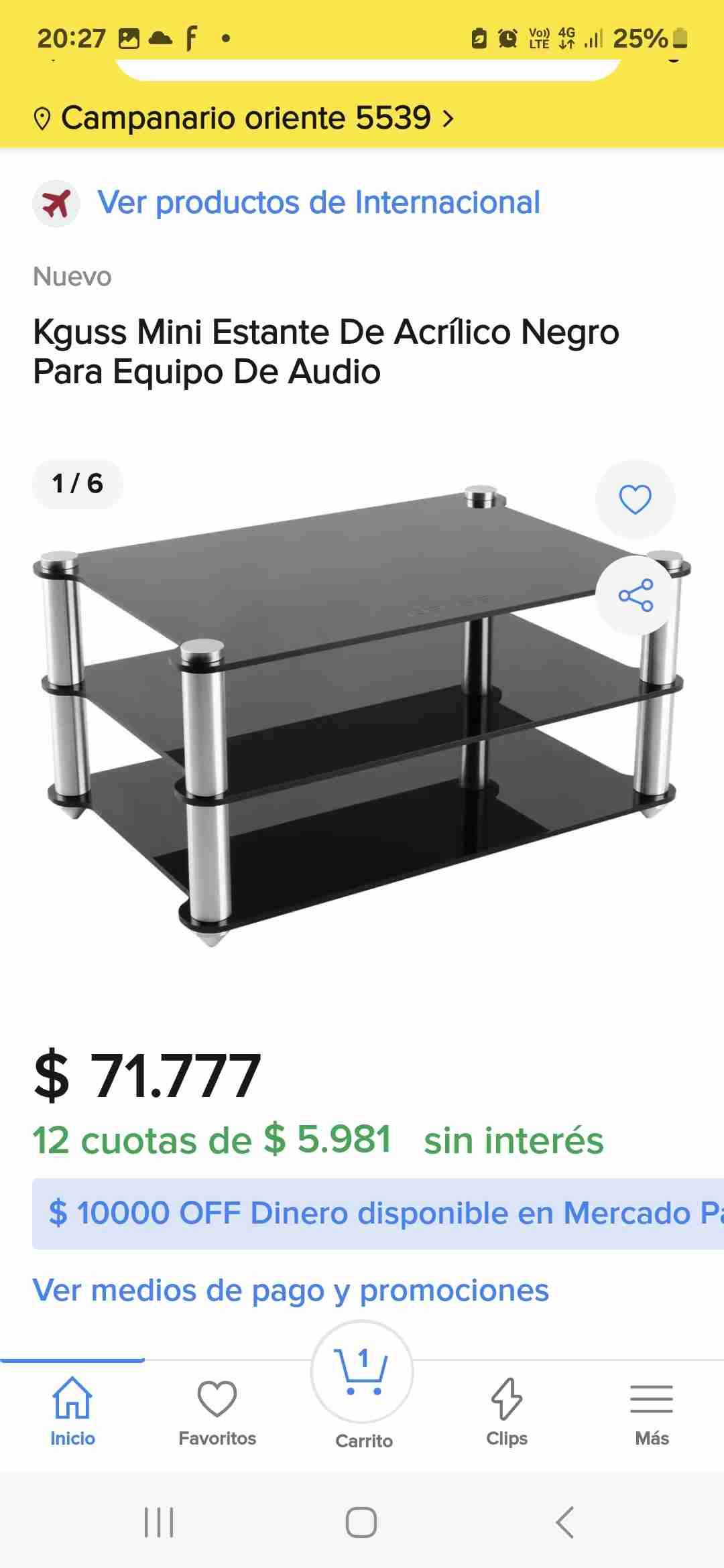 Estantede vidrio negro - miniatura 3