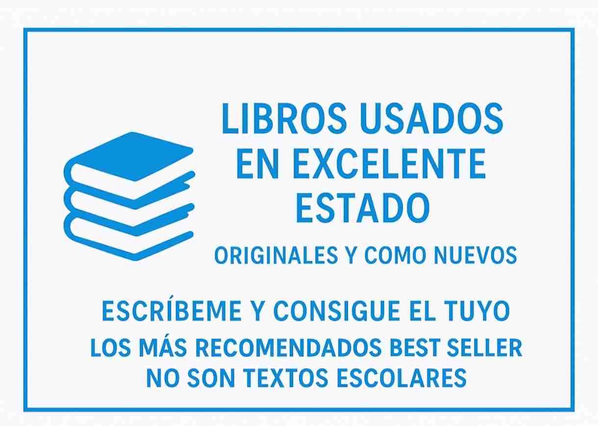 Libros usados en excelente estado