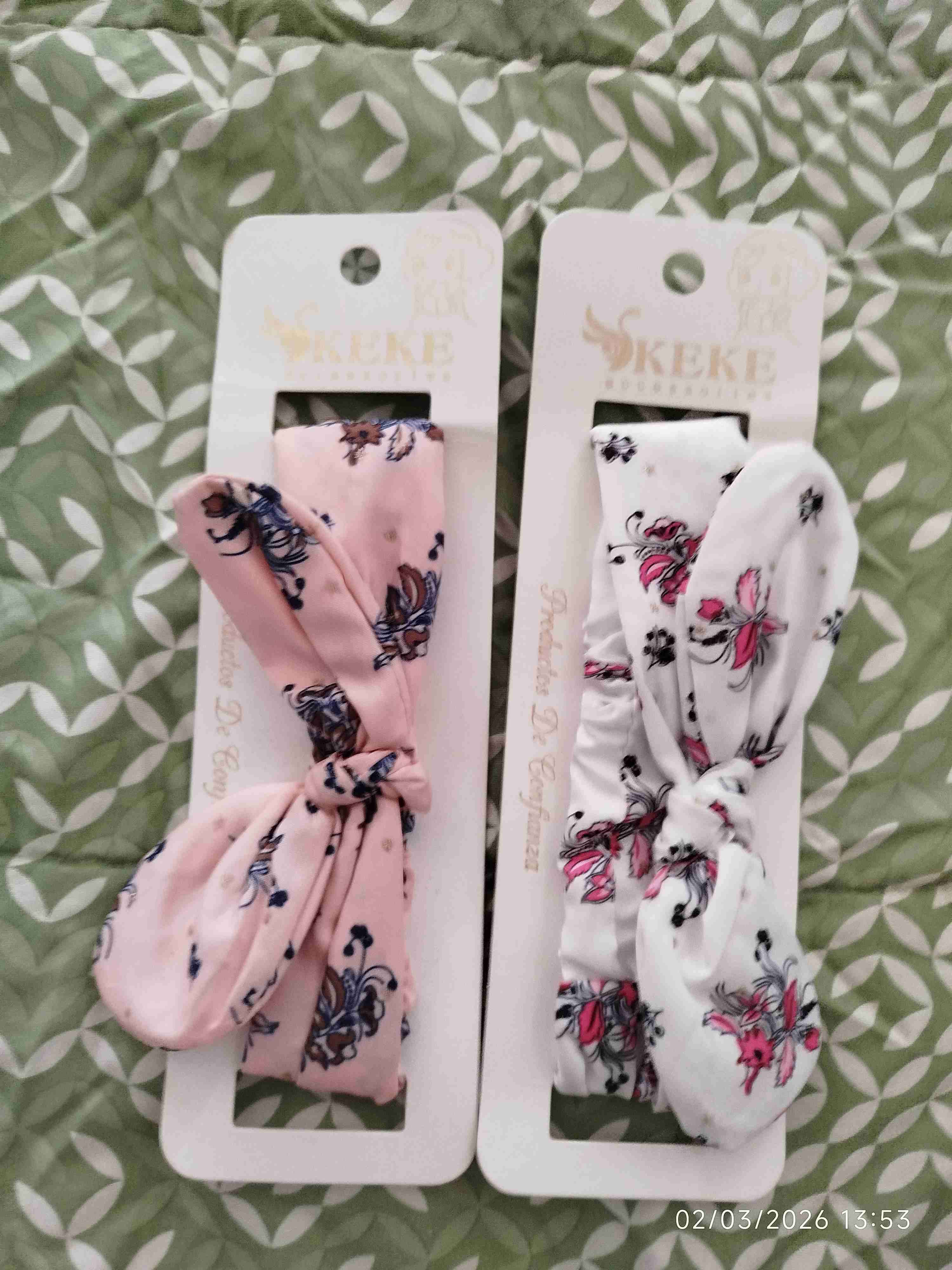 Set de cintillos florales