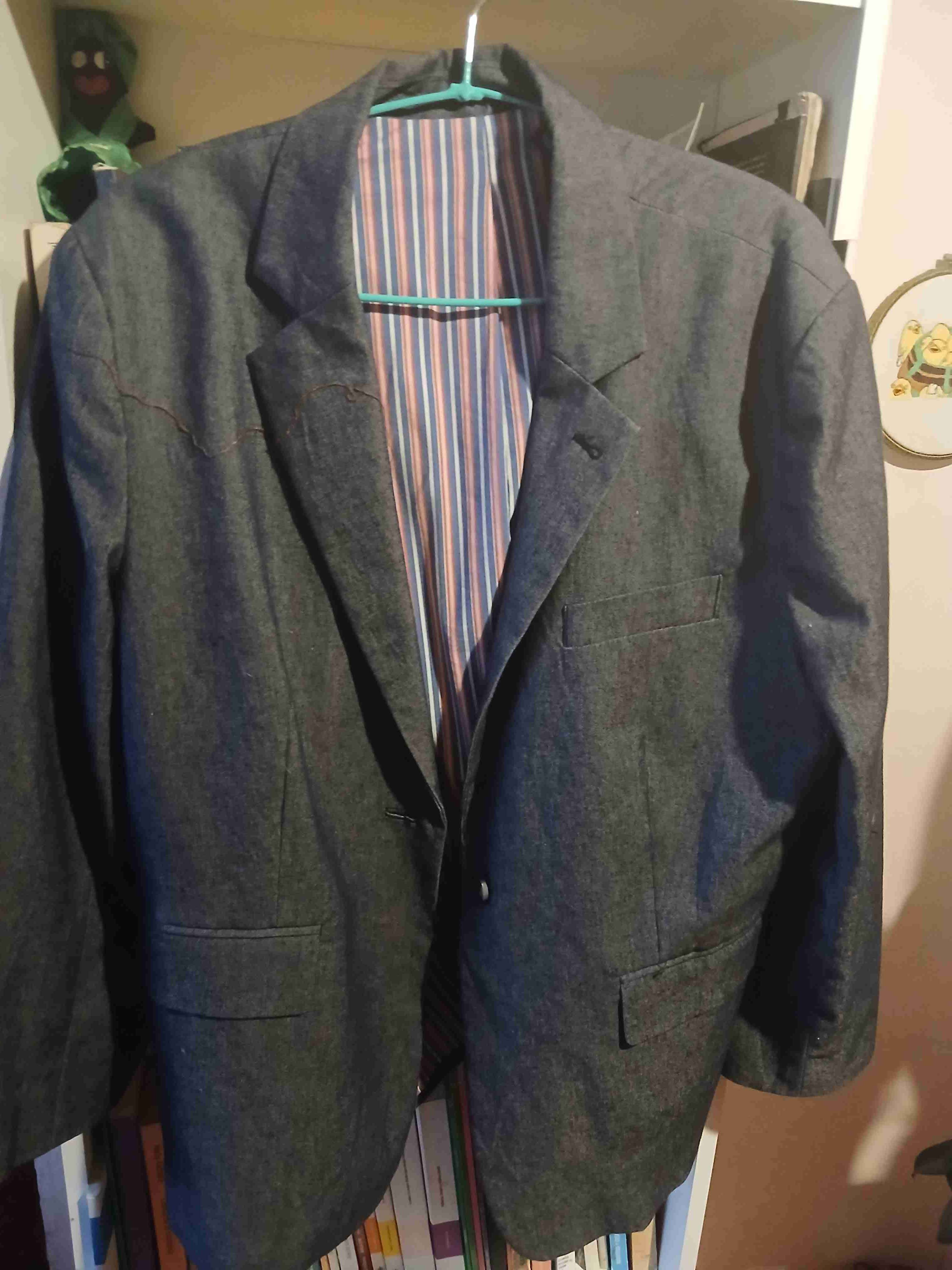 Blazer de mezclilla rayado - miniatura 3