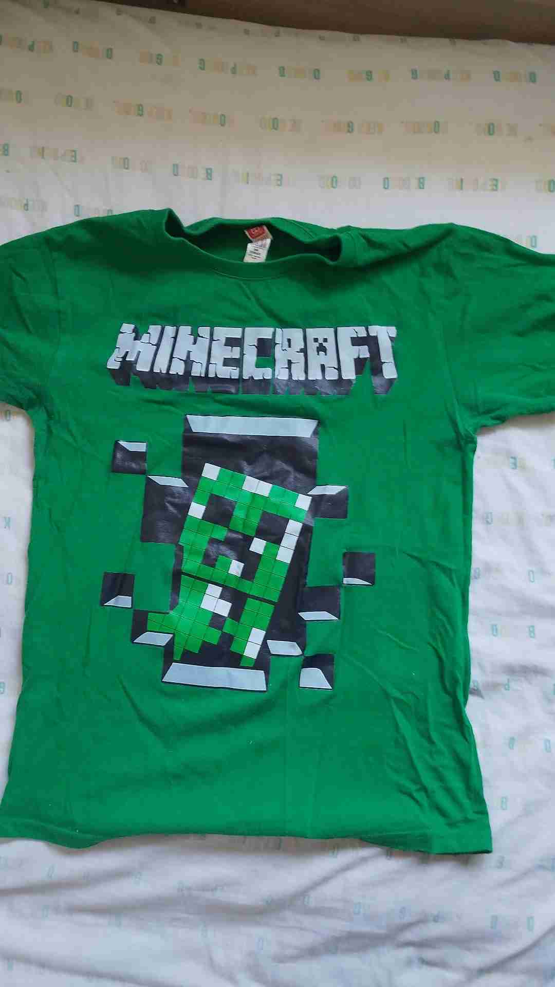 Polera Minecraft verde - miniatura 2
