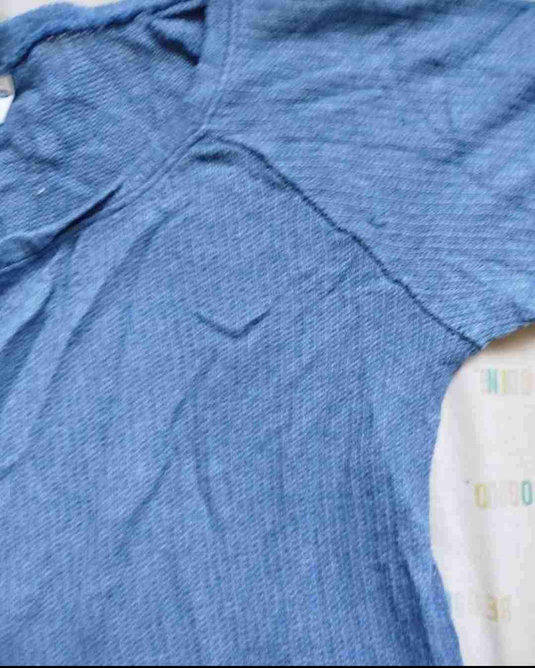 Polera azul manga larga - miniatura 3