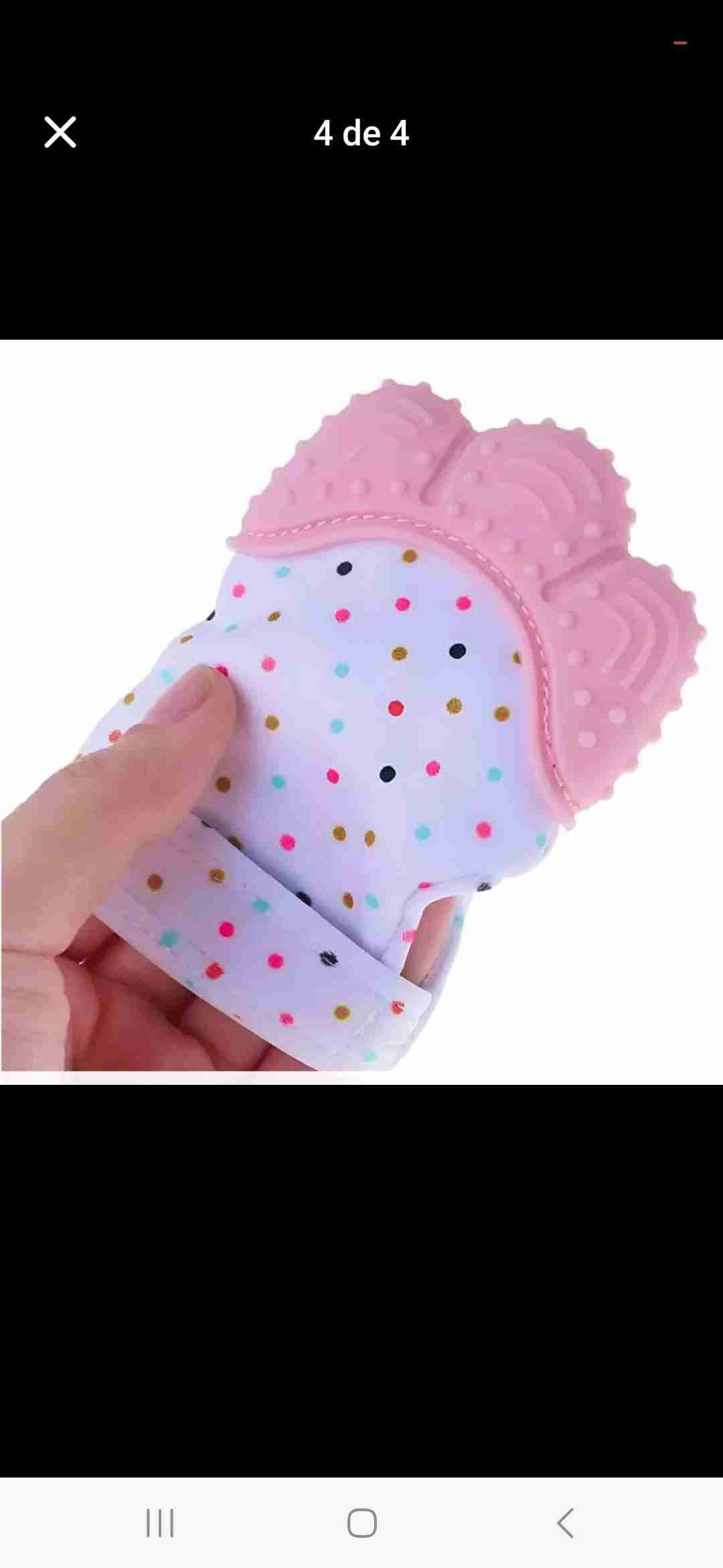 Guante mordedor bebé multicolor