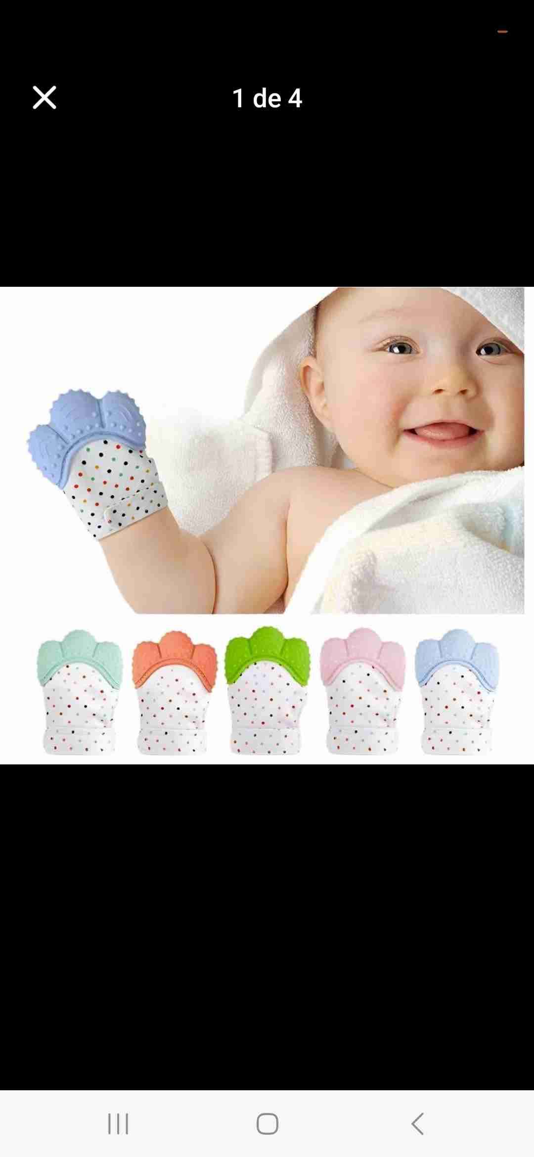 Guante mordedor bebé multicolor - miniatura 2