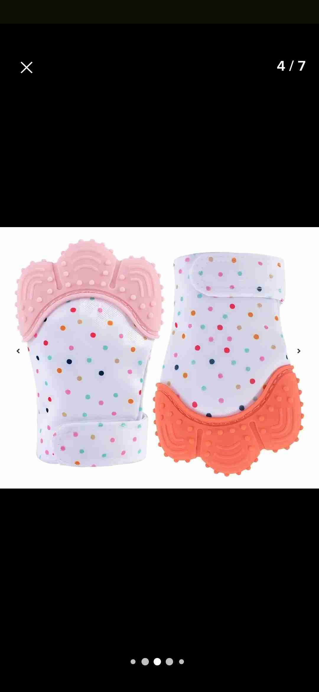 Guante mordedor bebé multicolor - miniatura 5