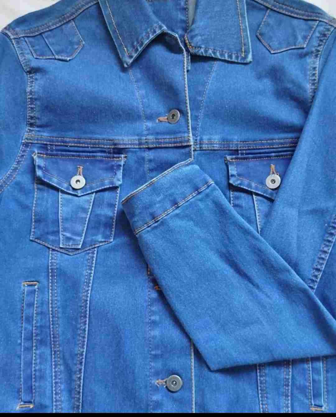 Chaqueta de mezclilla azul - miniatura 2
