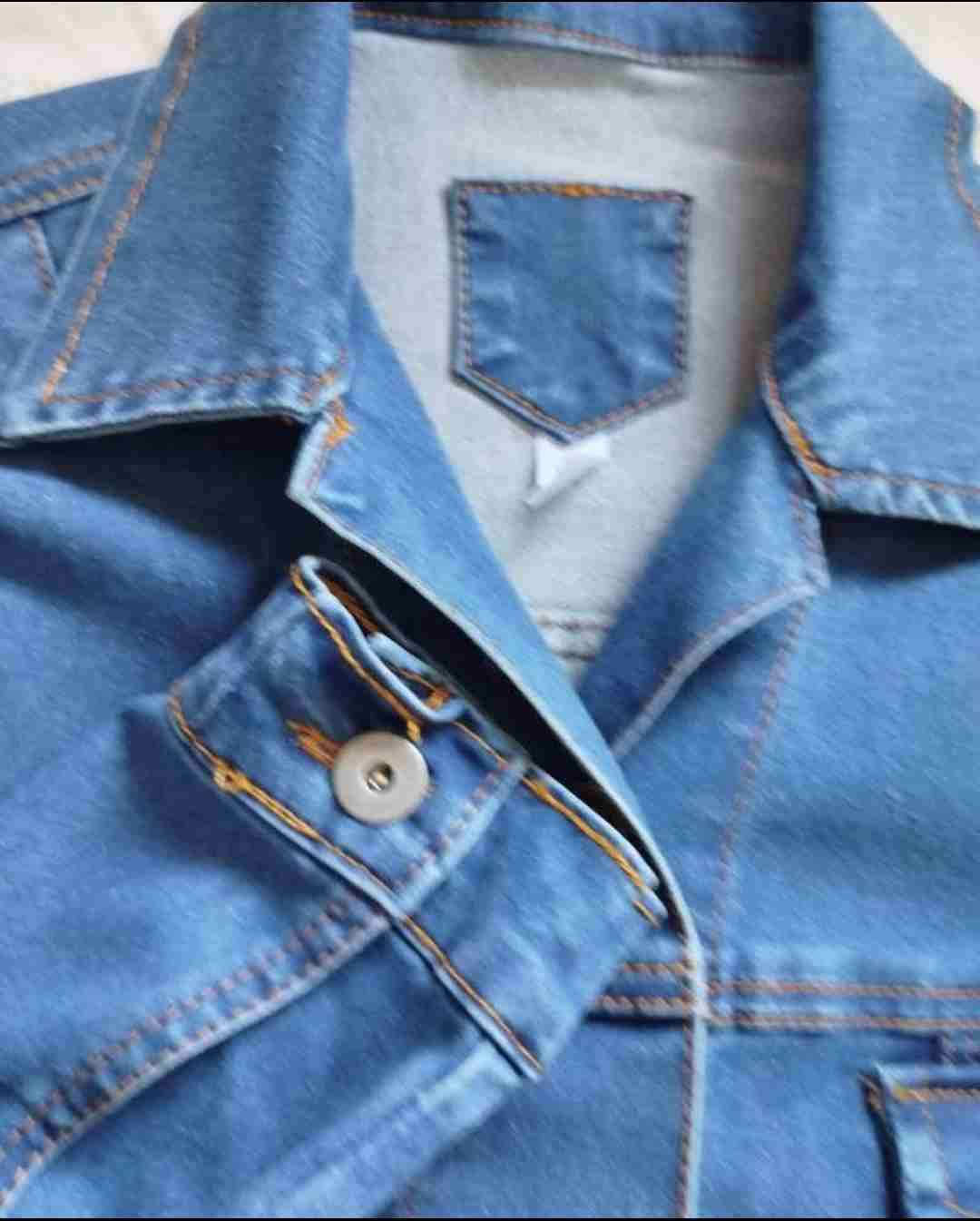 Chaqueta de mezclilla azul - miniatura 3