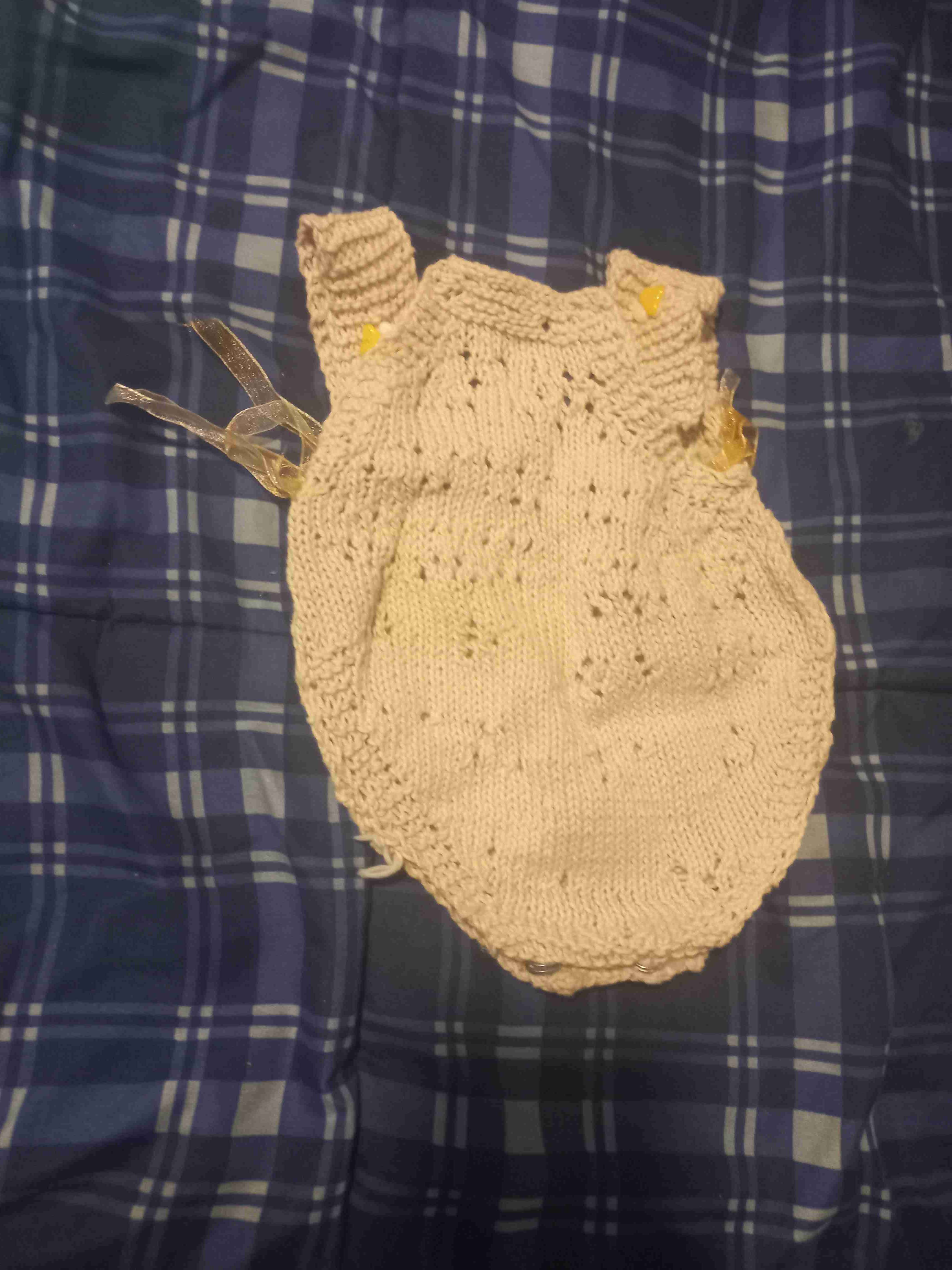 Vestido tejido para bebé